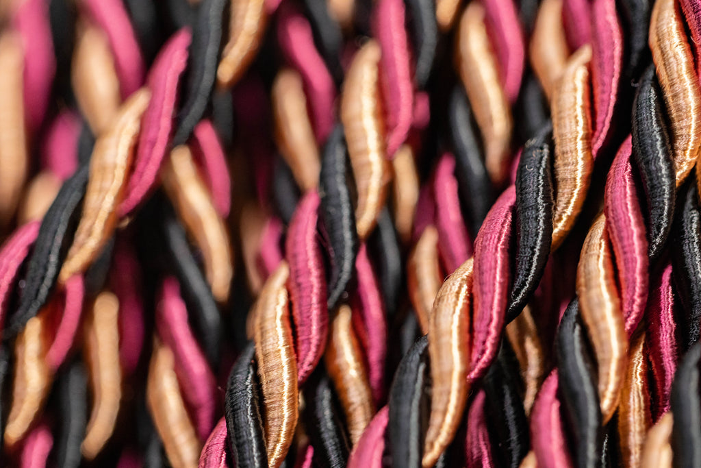 BLACK, BURGUNDY, DRAB GRADUATION CORD, HONOR CORD