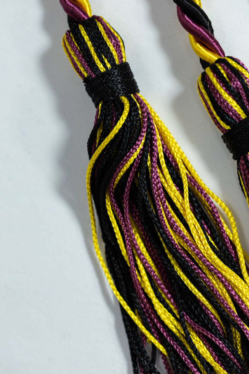 BLACK, BURGUNDY, GOLD GRADUATION CORD, HONOR CORD