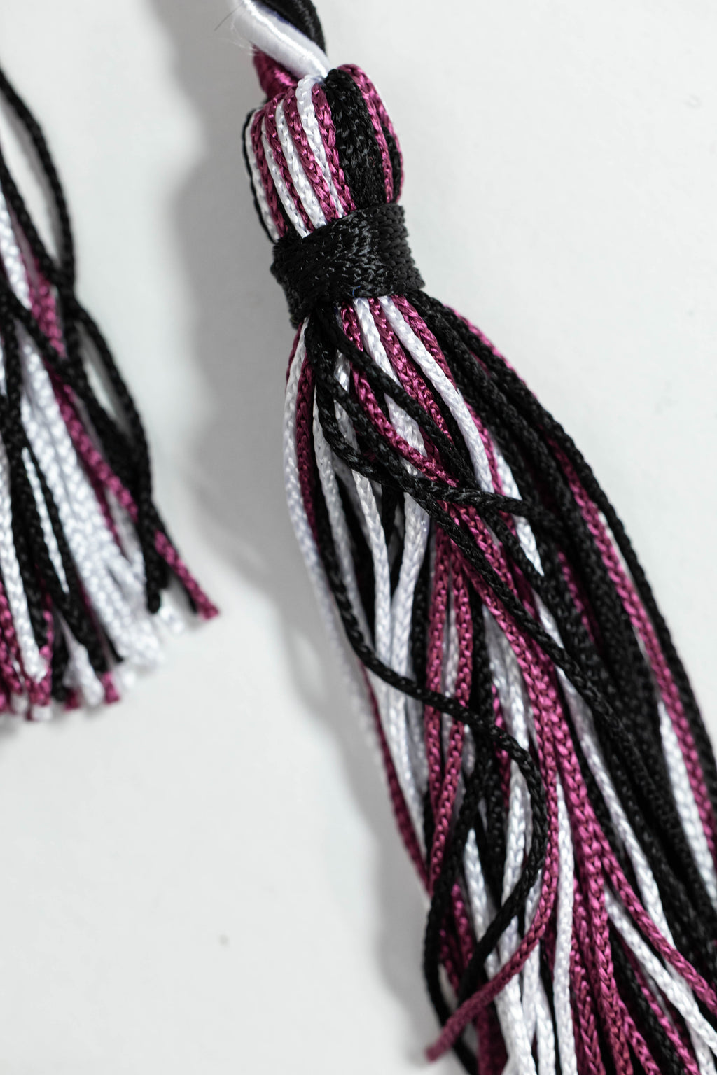 BLACK, BURGUNDY, WHITE GRADUATION CORD, HONOR CORD