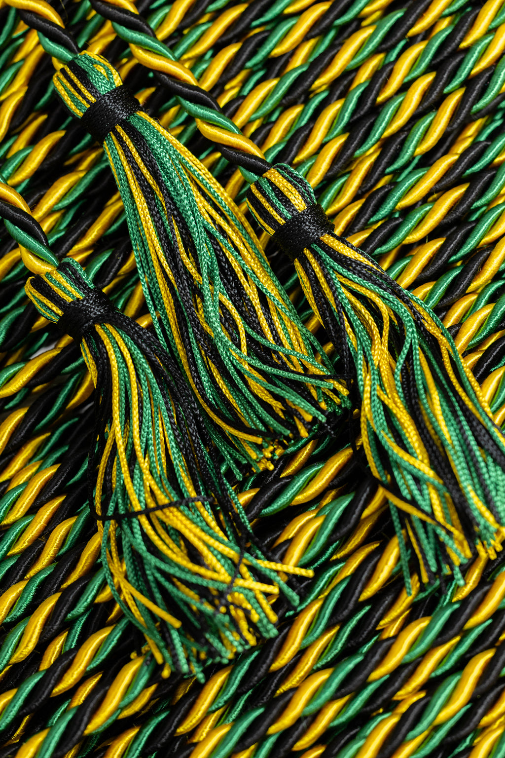 Black, Gold, Green Graduation cord, Honor Cord | Jamaica
