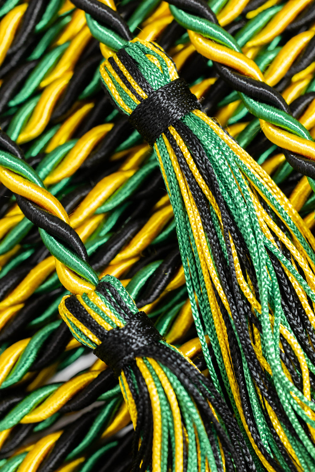 Black, Gold, Green Graduation cord, Honor Cord | Jamaica