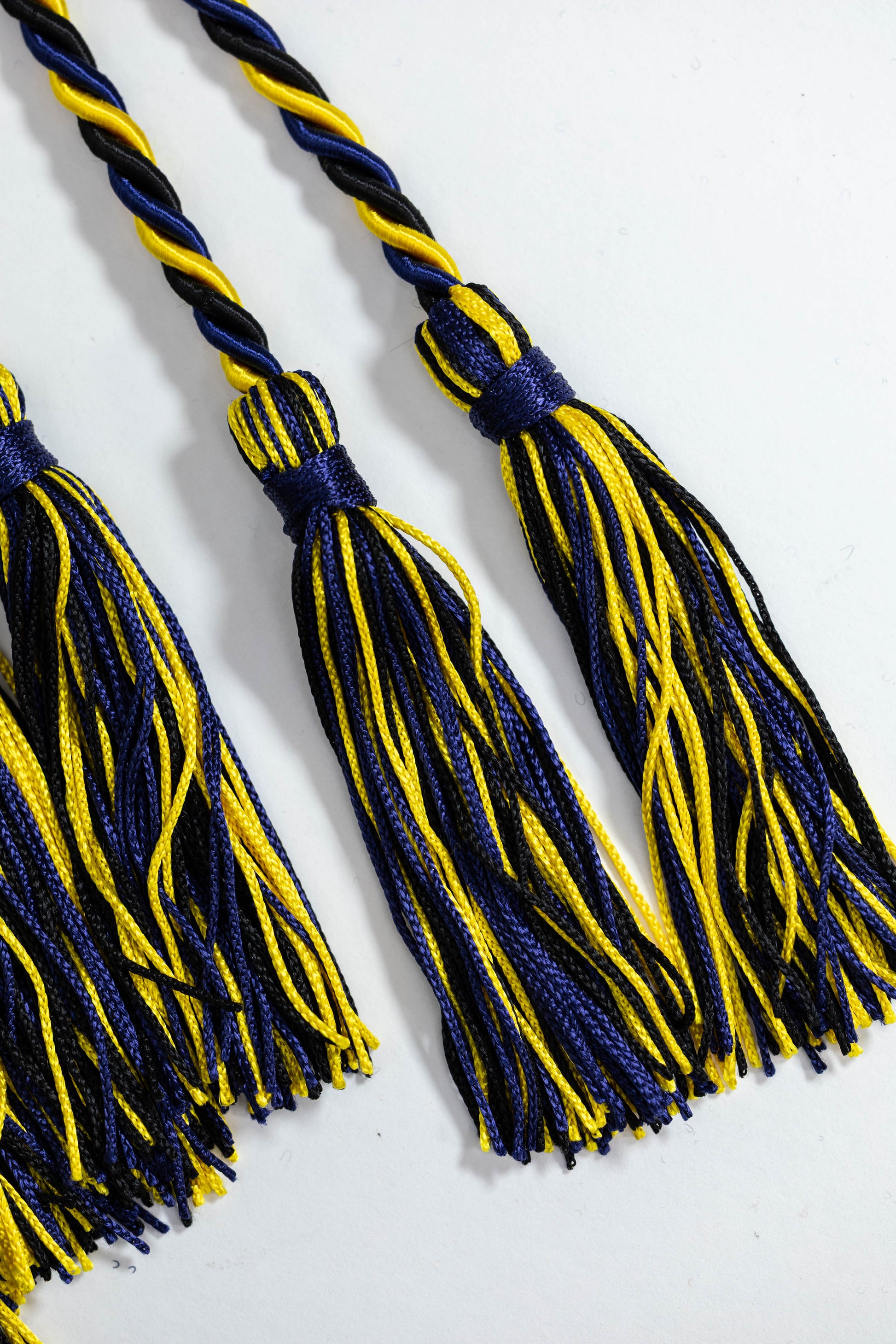 BLACK, GOLD, NAVY GRADUATION CORD, HONOR CORD