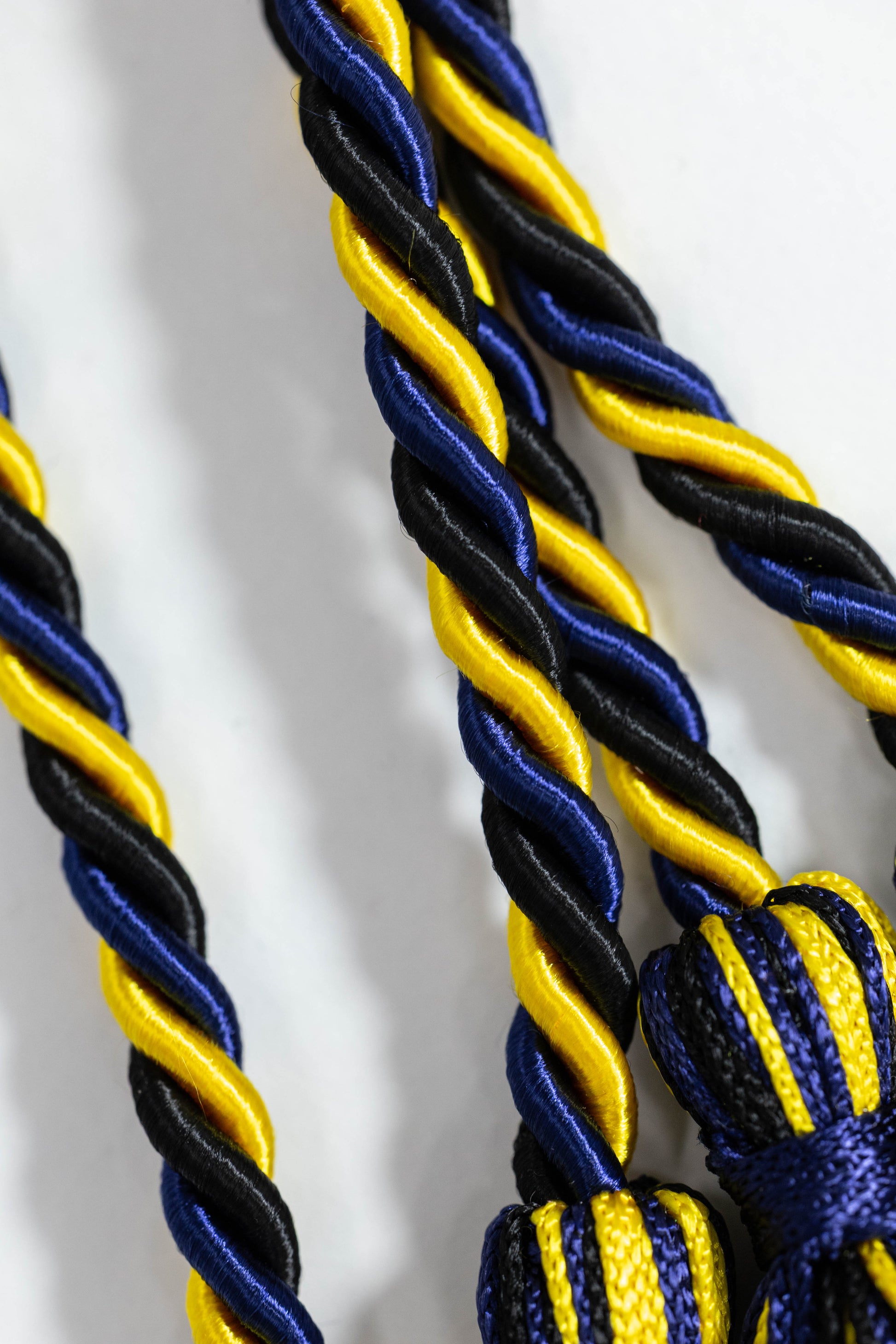 BLACK, GOLD, NAVY GRADUATION CORD, HONOR CORD