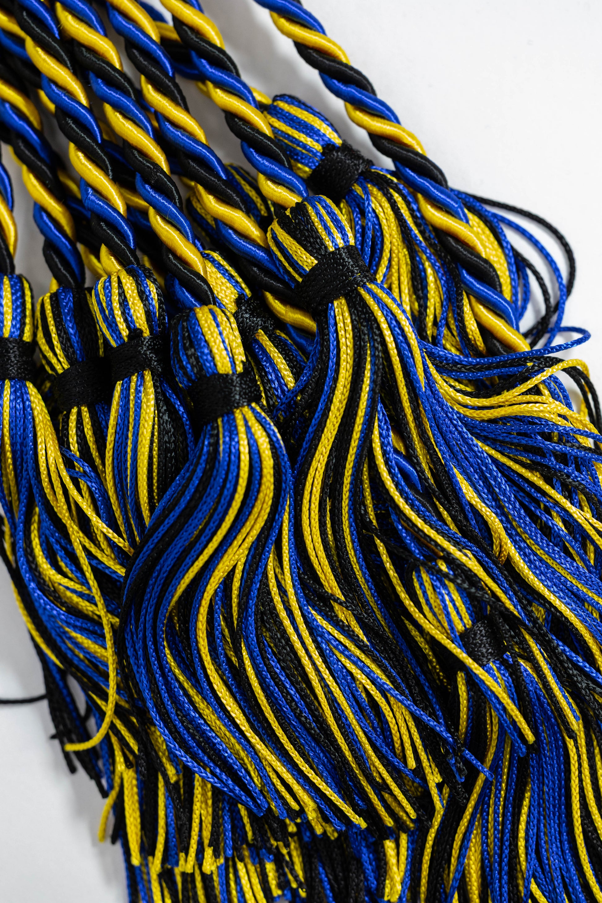 BLACK, GOLD, ROYAL BLUE GRADUATION CORD, HONOR CORD