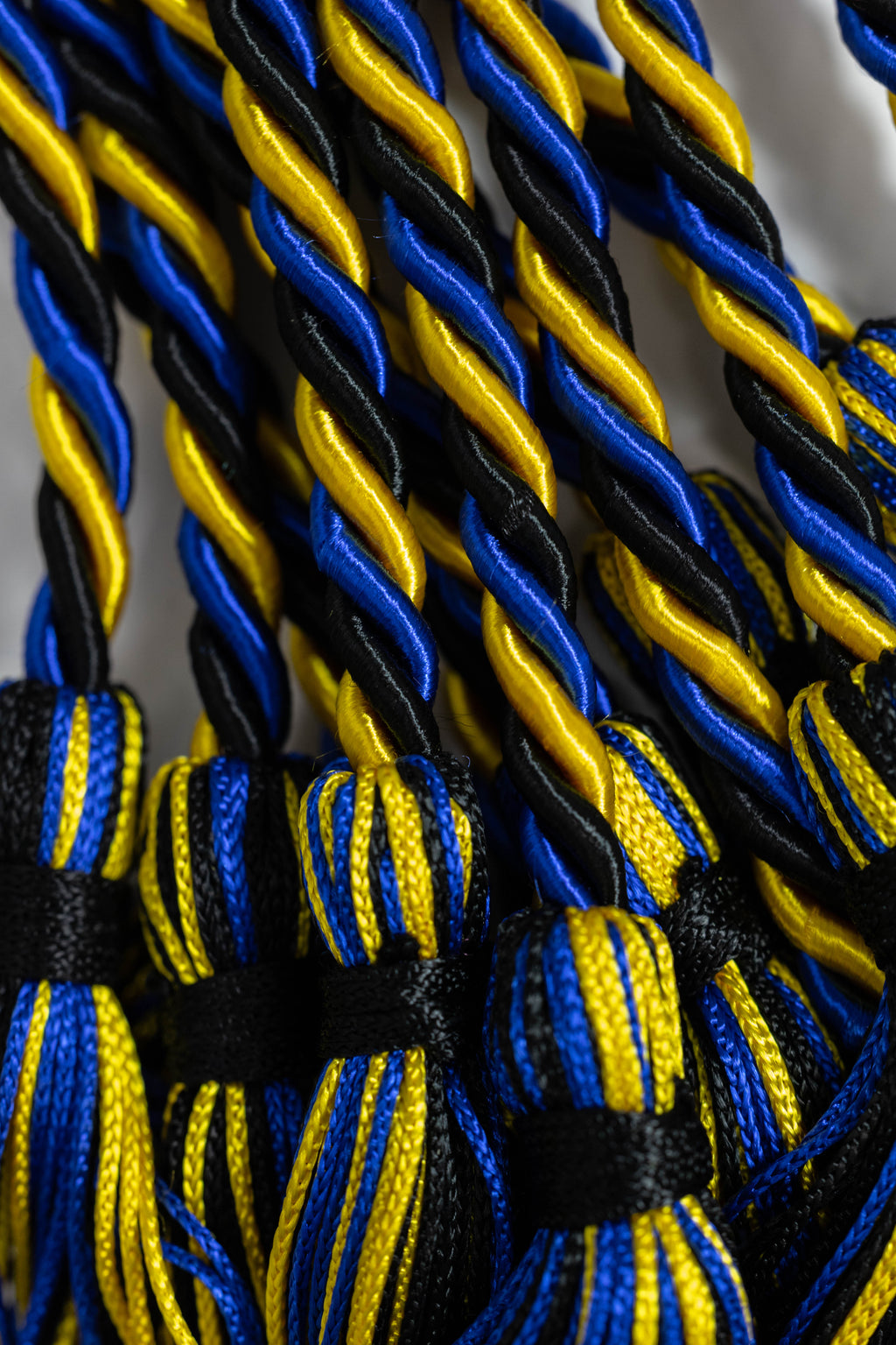 BLACK, GOLD, ROYAL BLUE GRADUATION CORD, HONOR CORD