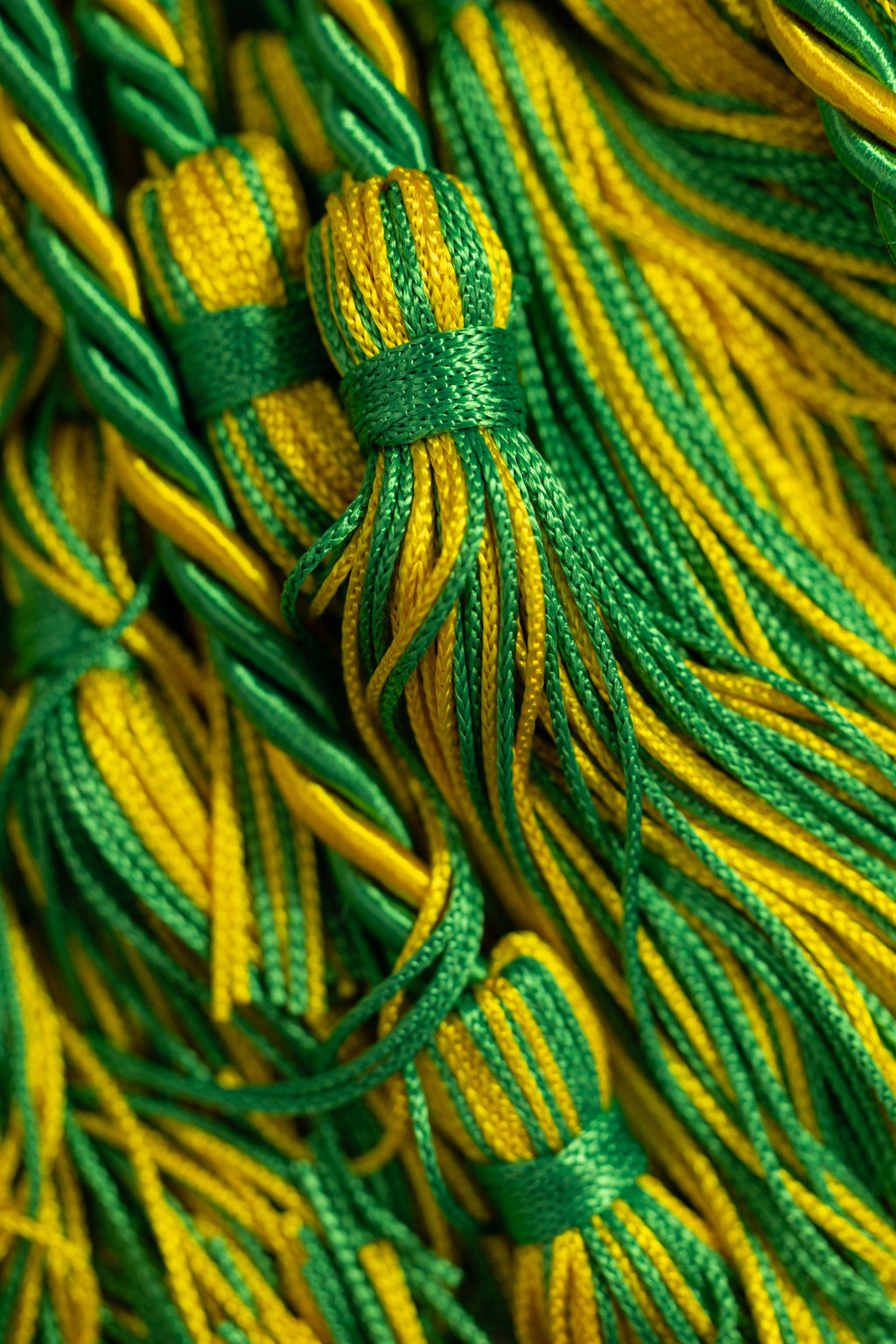 Emerald, Emerald, Gold Graduation cord, Honor Cord
