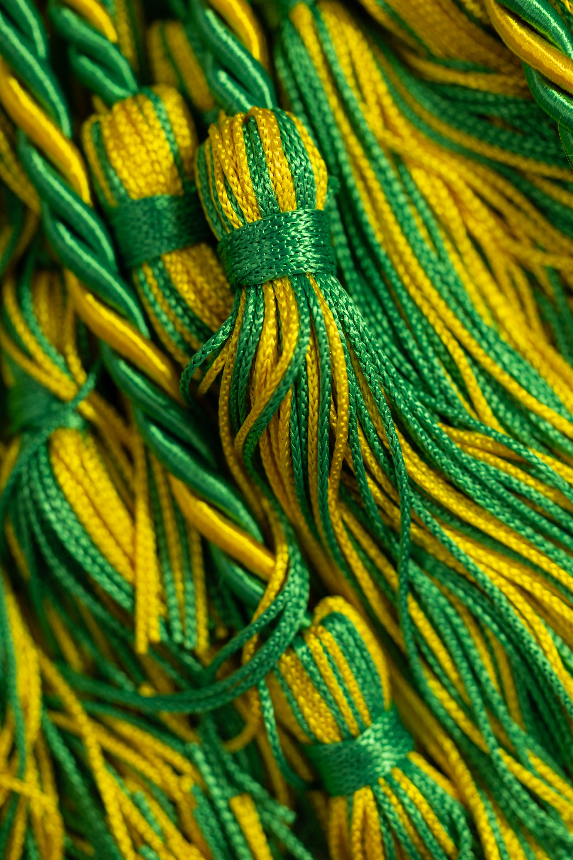 Emerald, Emerald, Gold Graduation cord, Honor Cord