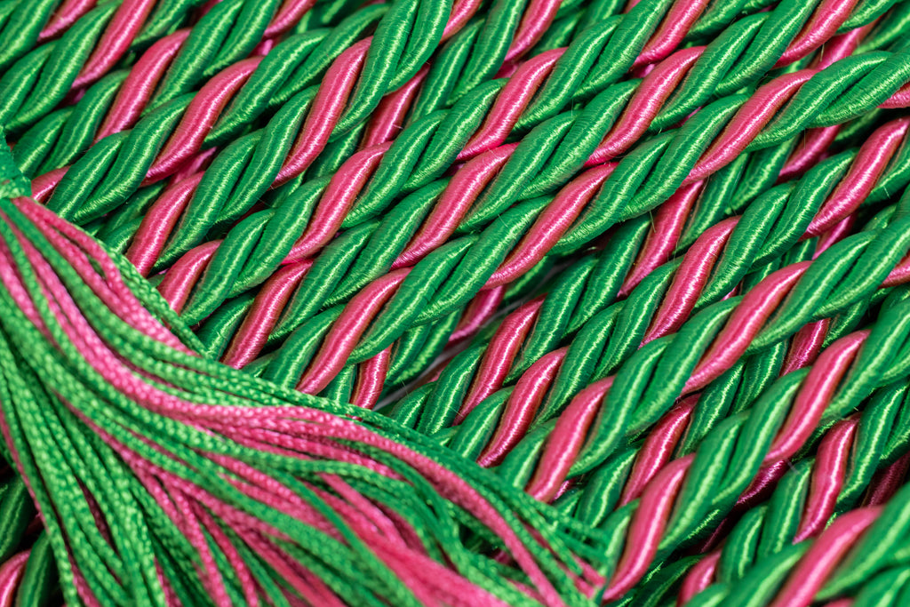 EMERALD, EMERALD, HOT PINK GRADUATION CORD, HONOR CORD