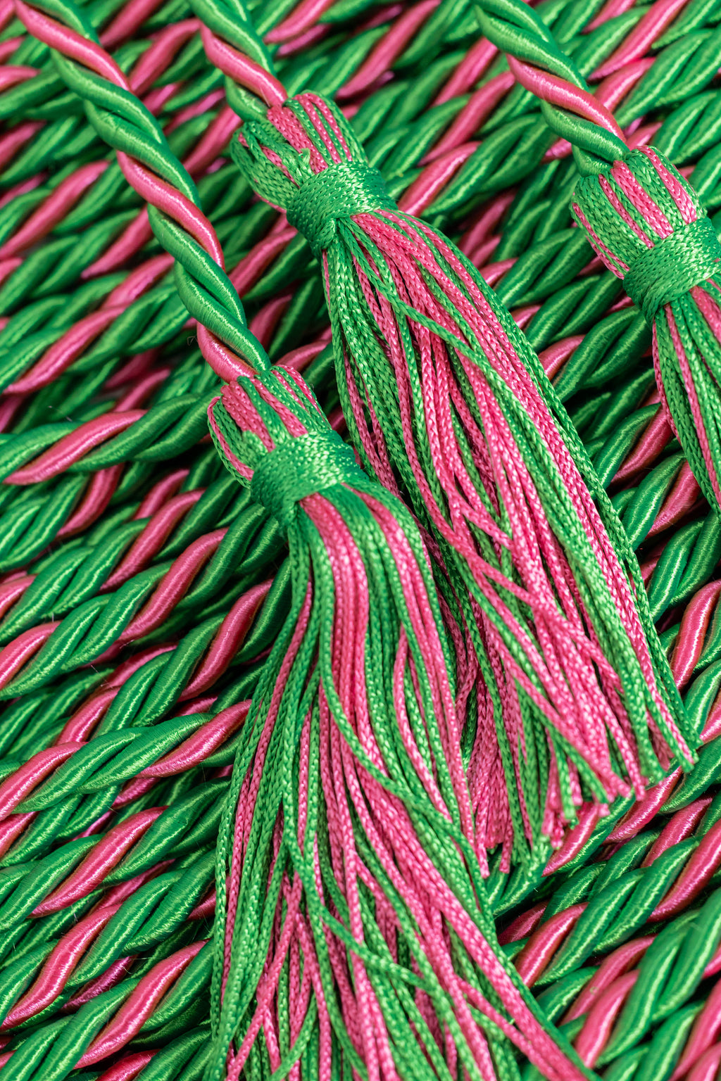 EMERALD, EMERALD, HOT PINK GRADUATION CORD, HONOR CORD