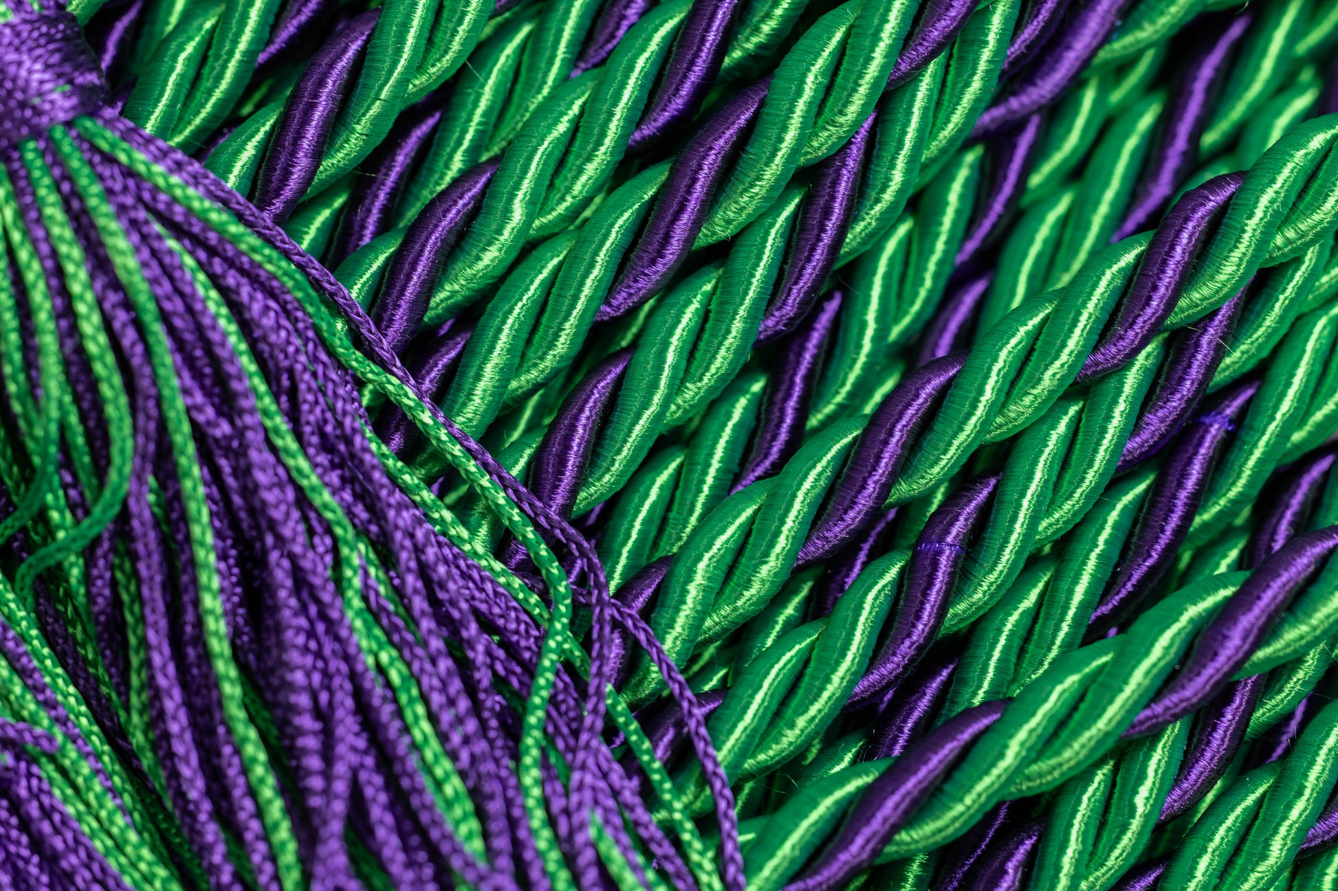 EMERALD, EMERALD, PURPLE GRADUATION CORD, HONOR CORD