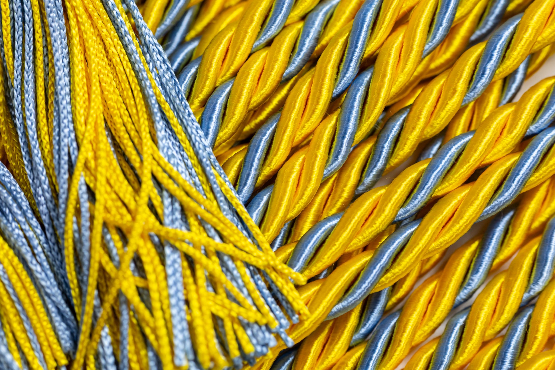 Gold, Gold, Columbia Blue Graduation Honor Cord | Columbia University Blue (Copy)