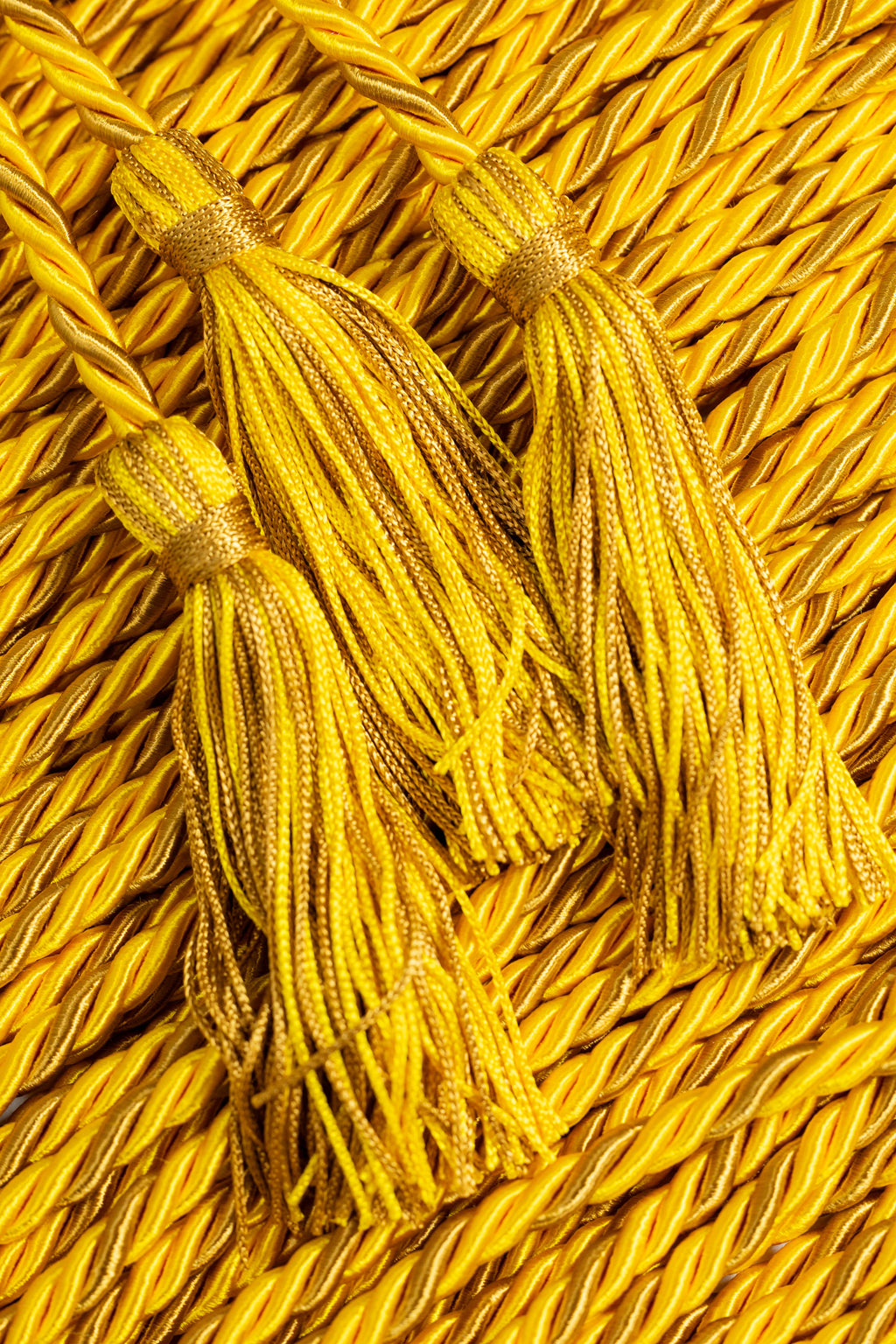 Gold, Gold, Old Gold Graduation cord, Honor Cord