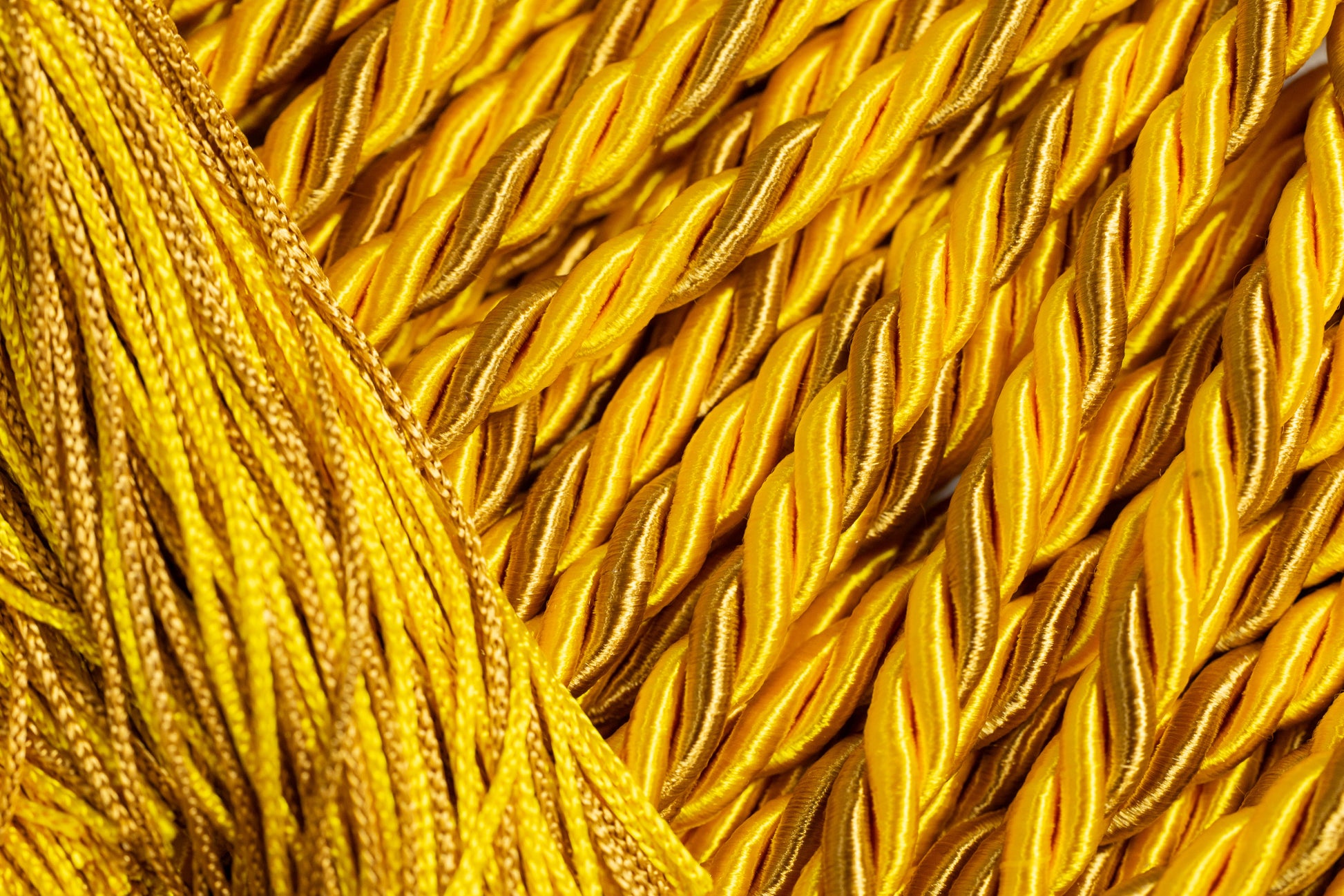 Gold, Gold, Old Gold Graduation cord, Honor Cord