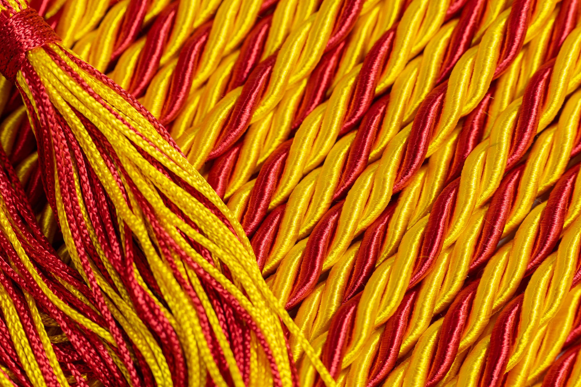 GOLD, GOLD, RED GRADUATION CORD, HONOR CORD