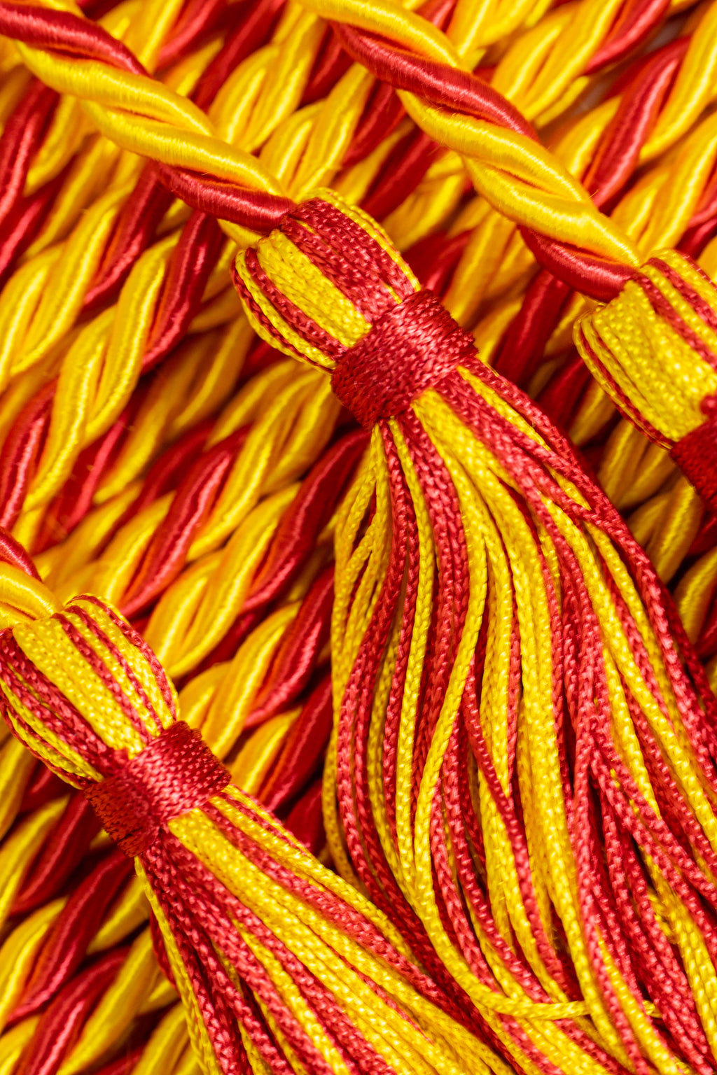 GOLD, GOLD, RED GRADUATION CORD, HONOR CORD