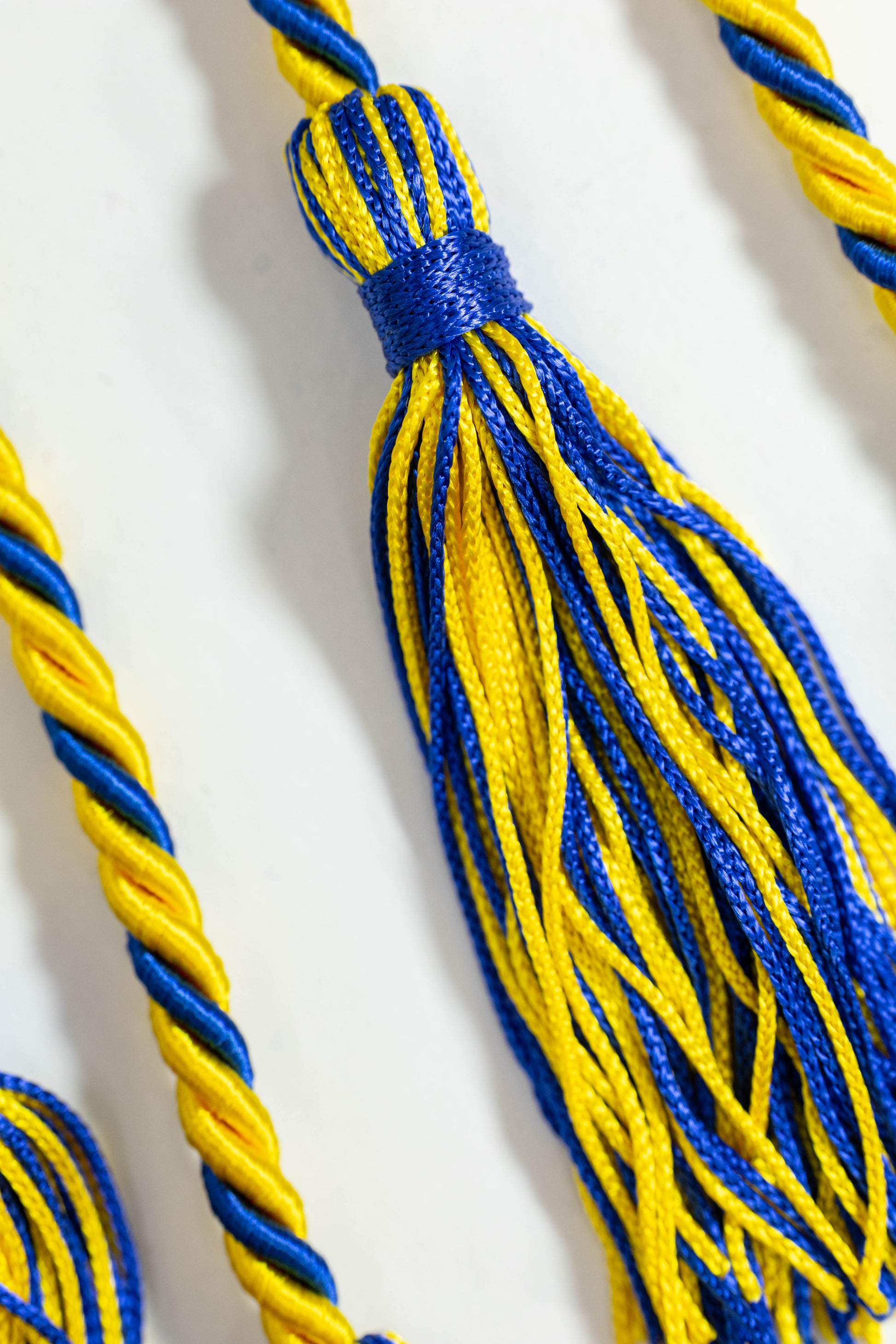 Gold, Gold, Royal Blue Graduation cord, Honor Cord