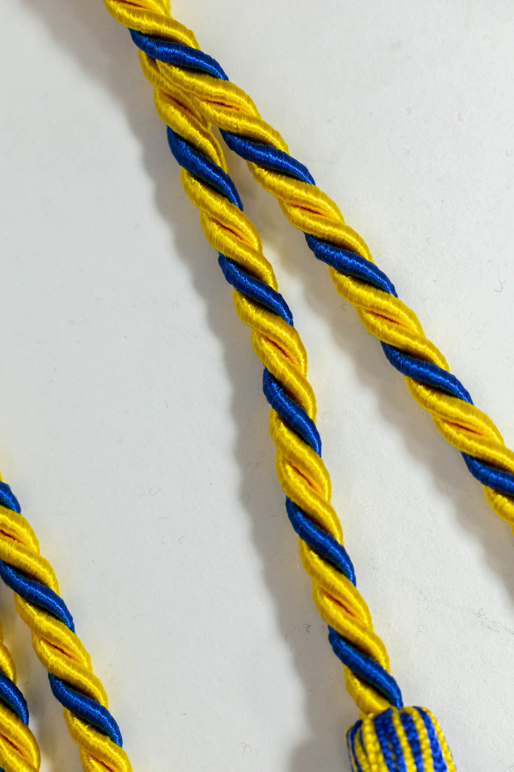 Gold, Gold, Royal Blue Graduation cord, Honor Cord