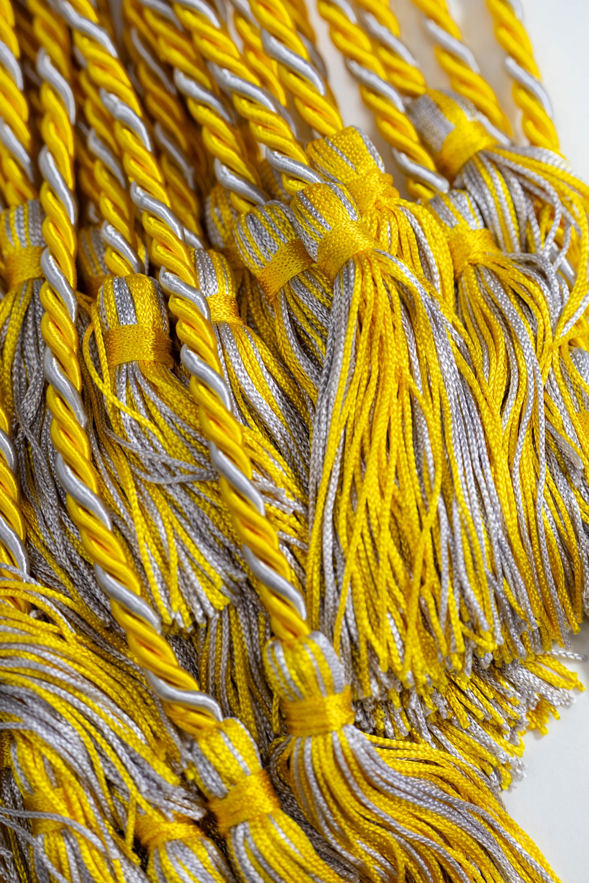 GOLD, GOLD, SILVER GRADUATION CORD, HONOR CORD