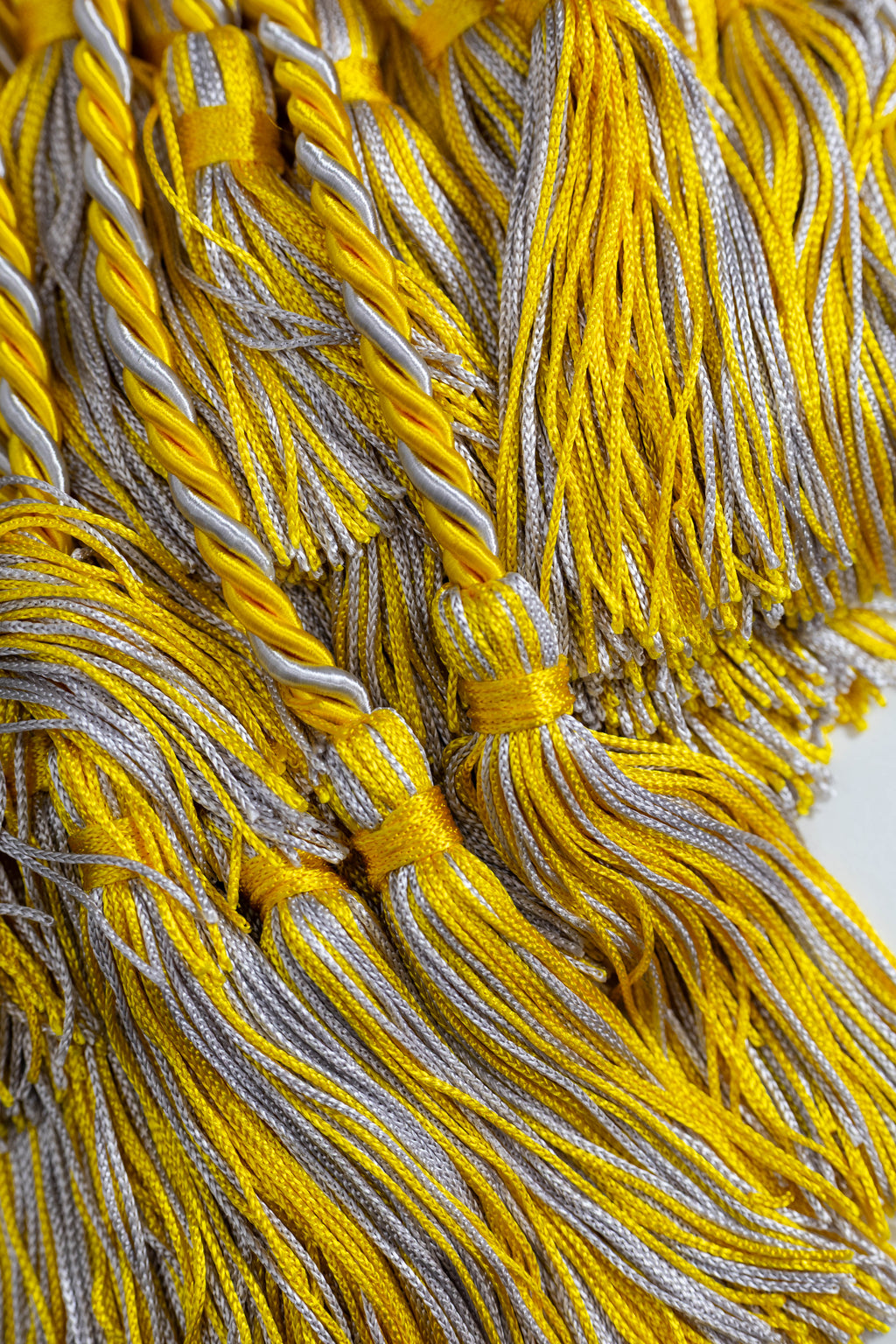 GOLD, GOLD, SILVER GRADUATION CORD, HONOR CORD