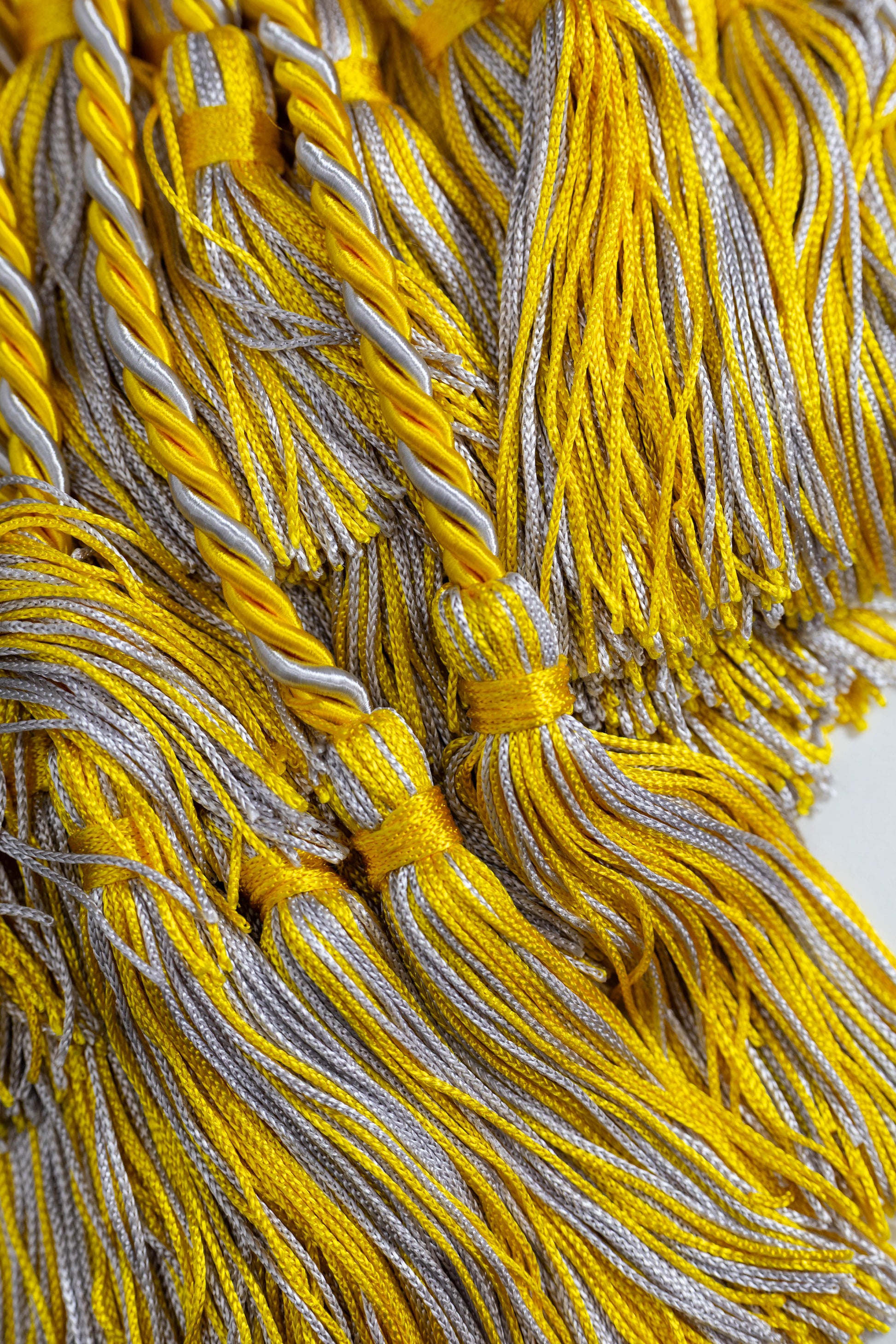 GOLD, GOLD, SILVER GRADUATION CORD, HONOR CORD