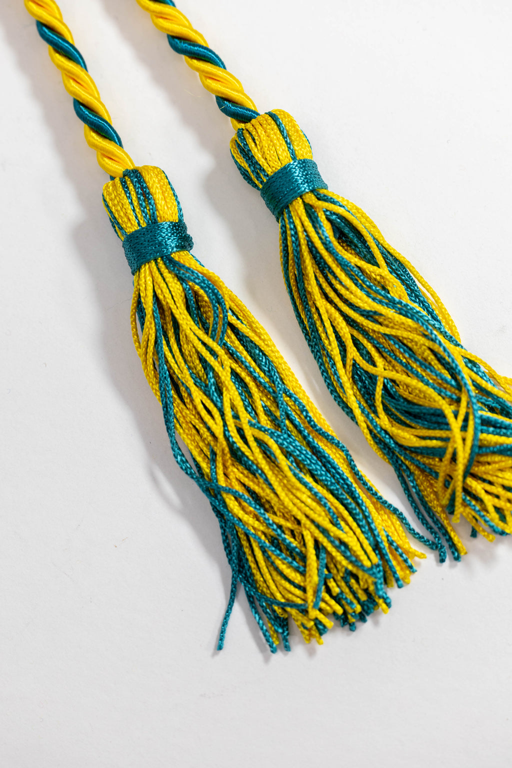 Gold, Gold, Teal Graduation cord, Honor Cord