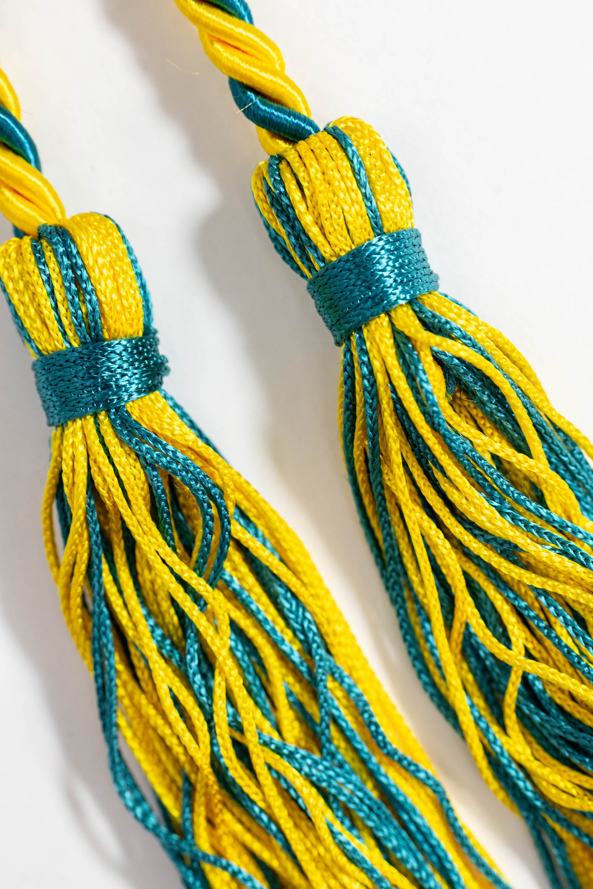 Gold, Gold, Teal Graduation cord, Honor Cord