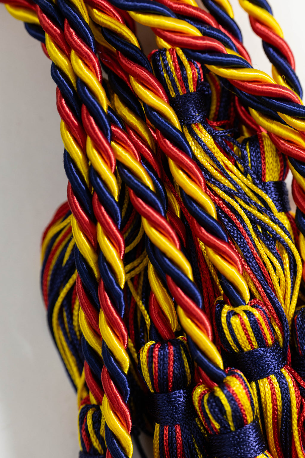 Gold, Navy, Red Graduation cord, Honor Cord