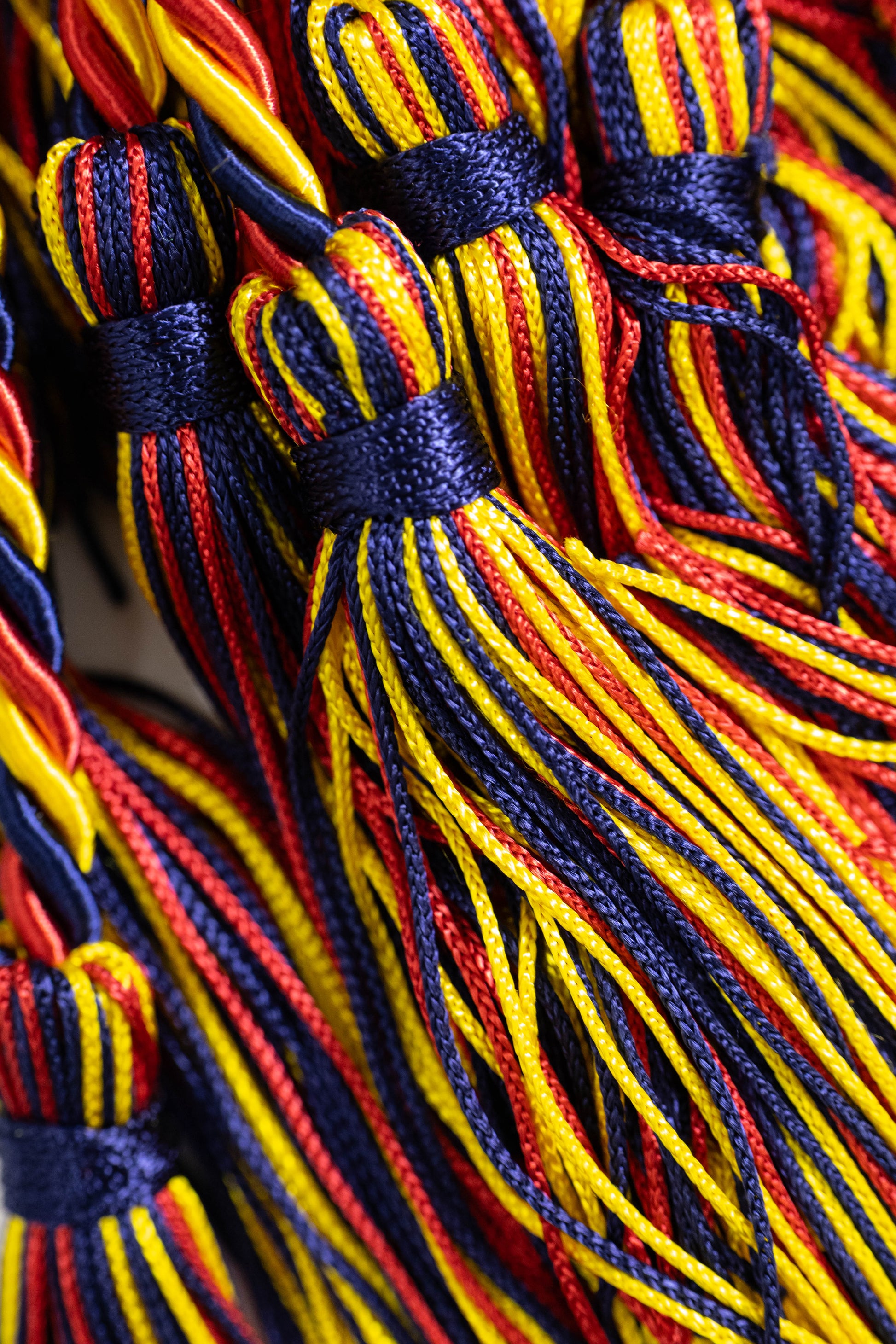Gold, Navy, Red Graduation cord, Honor Cord