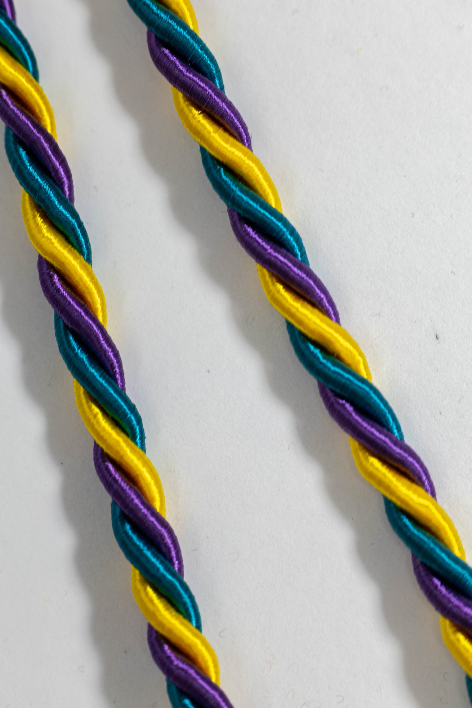GOLD, PURPLE, TEAL GRADUATION CORD, HONOR CORD