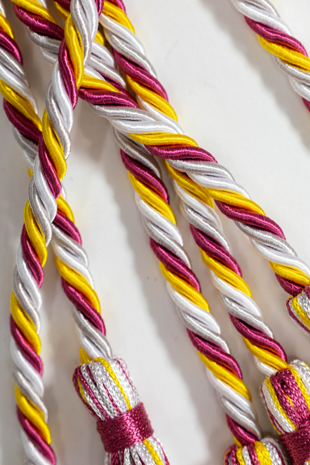 Gold, White, Silver, Maroon Graduation cord, Honor Cord