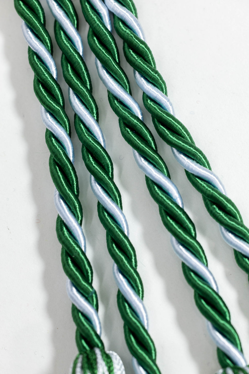 GREEN, GREEN, LIGHT BLUE GRADUATION CORD, HONOR CORD