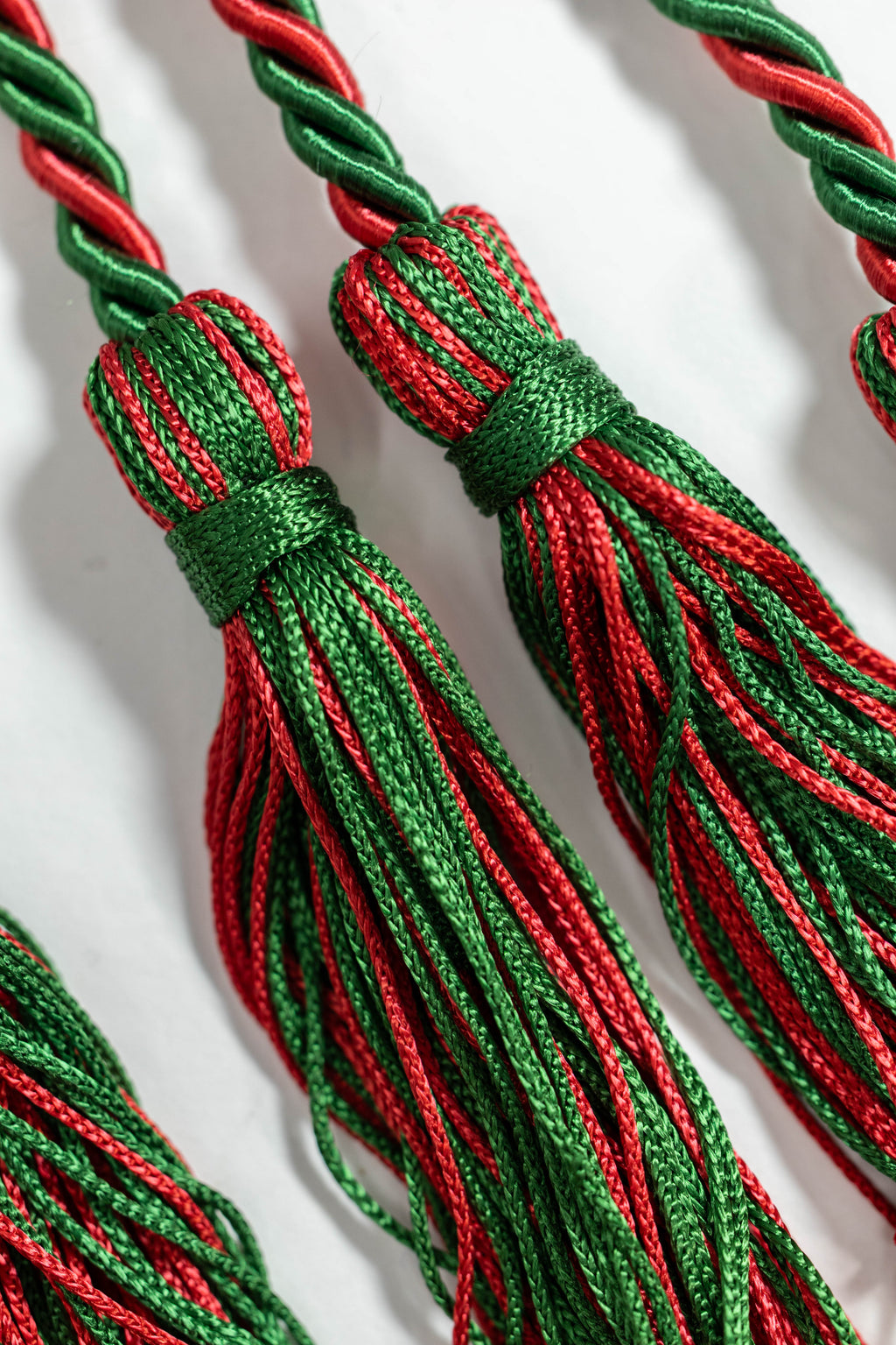 GREEN, GREEN, RED GRADUATION CORD, HONOR CORD