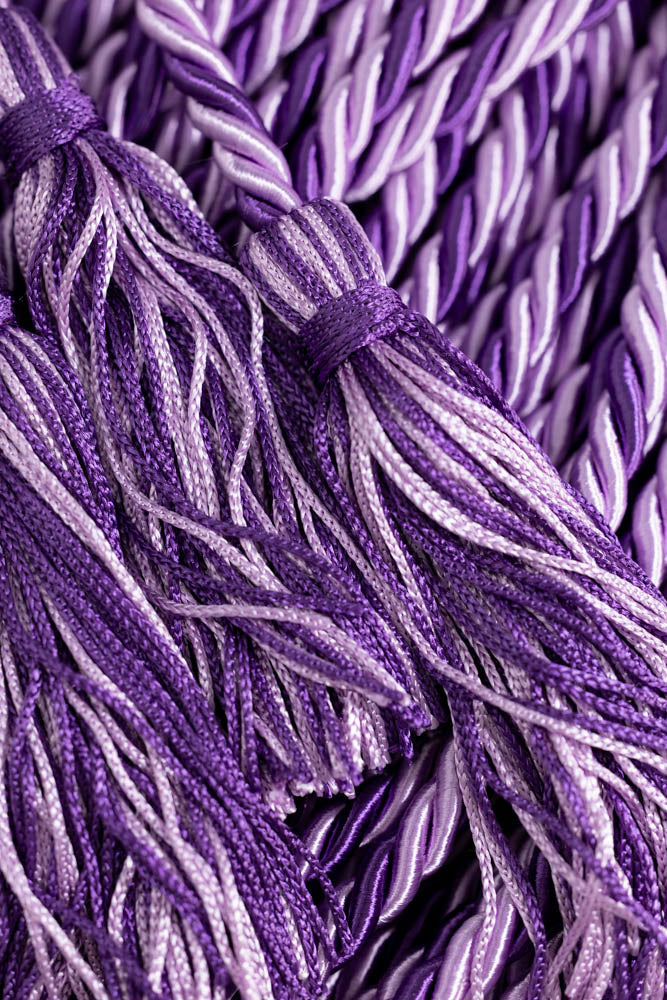 LILAC, LILAC, PURPLE GRADUATION CORD, HONOR CORD
