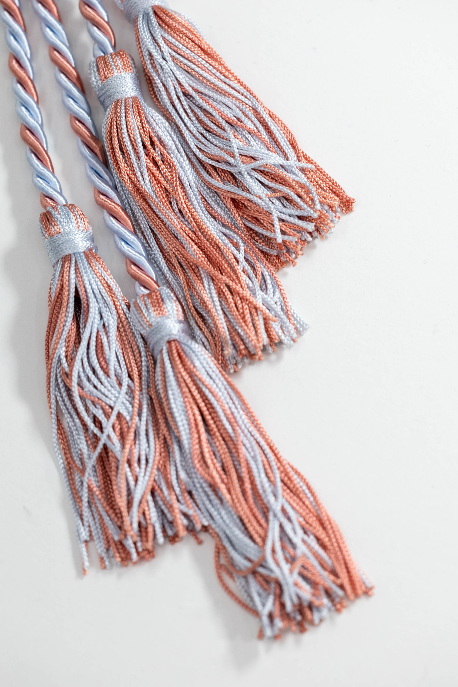 LIGHT BLUE, LIGHT BLUE, SALMON GRADUATION CORD, HONOR CORD