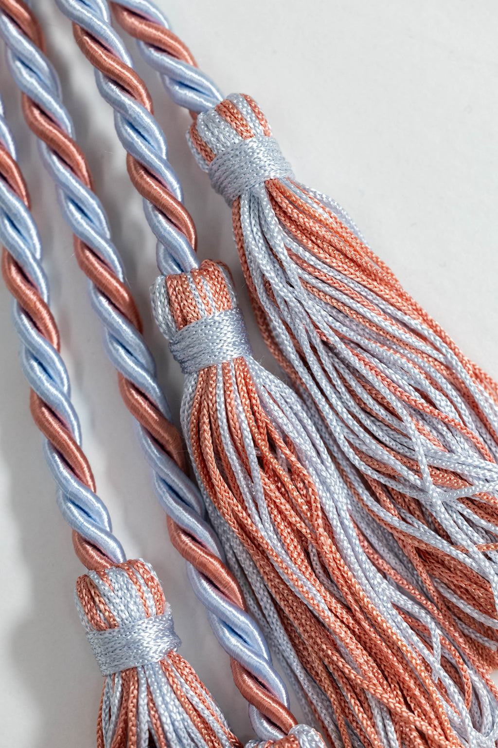 LIGHT BLUE, LIGHT BLUE, SALMON GRADUATION CORD, HONOR CORD