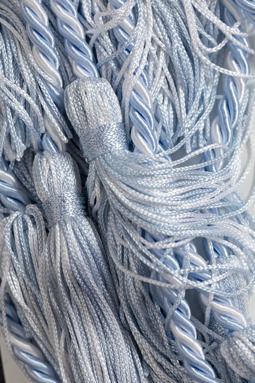 LIGHT BLUE, LIGHT BLUE, WHITEGRADUATION CORD, HONOR CORD