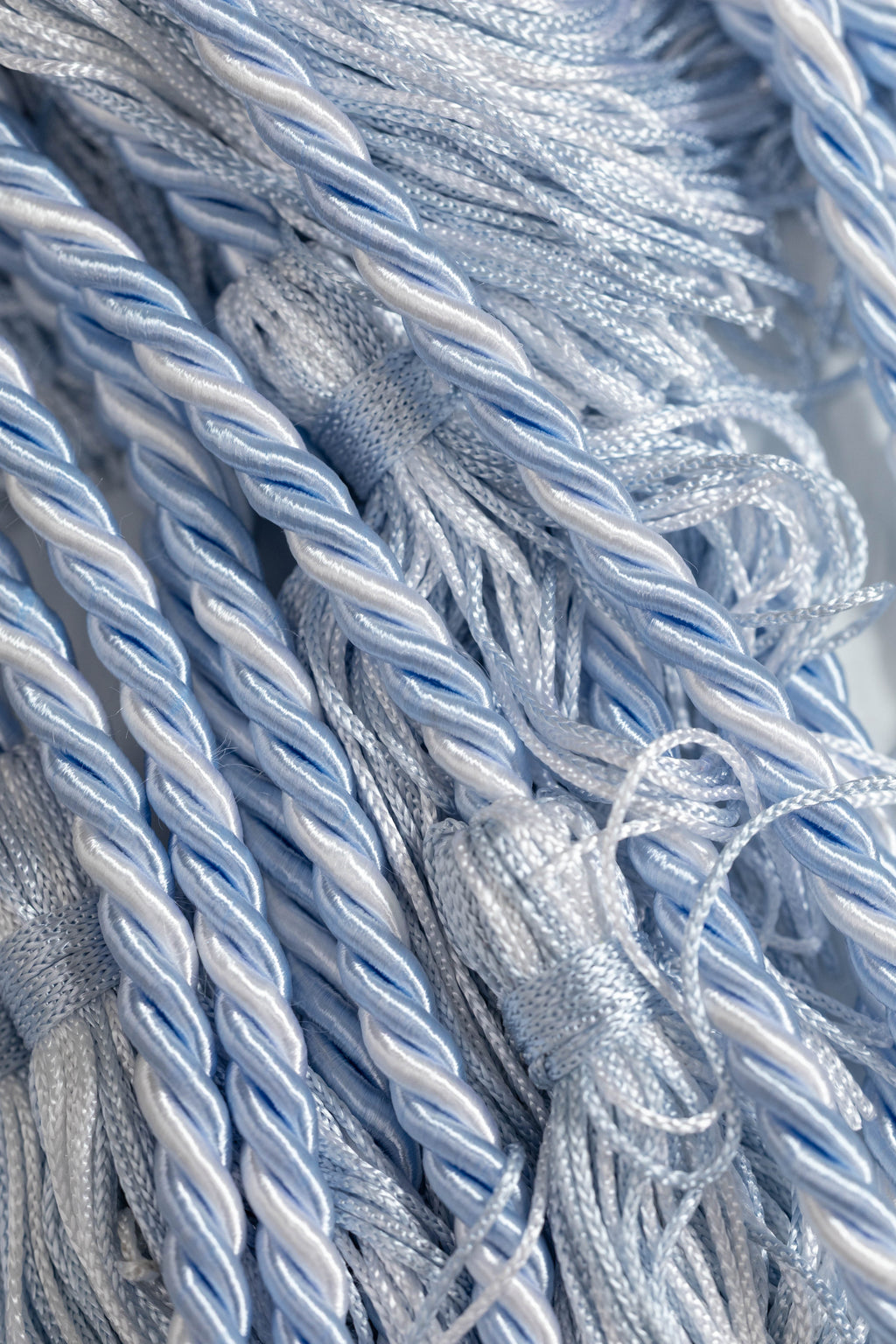 LIGHT BLUE, LIGHT BLUE, WHITEGRADUATION CORD, HONOR CORD