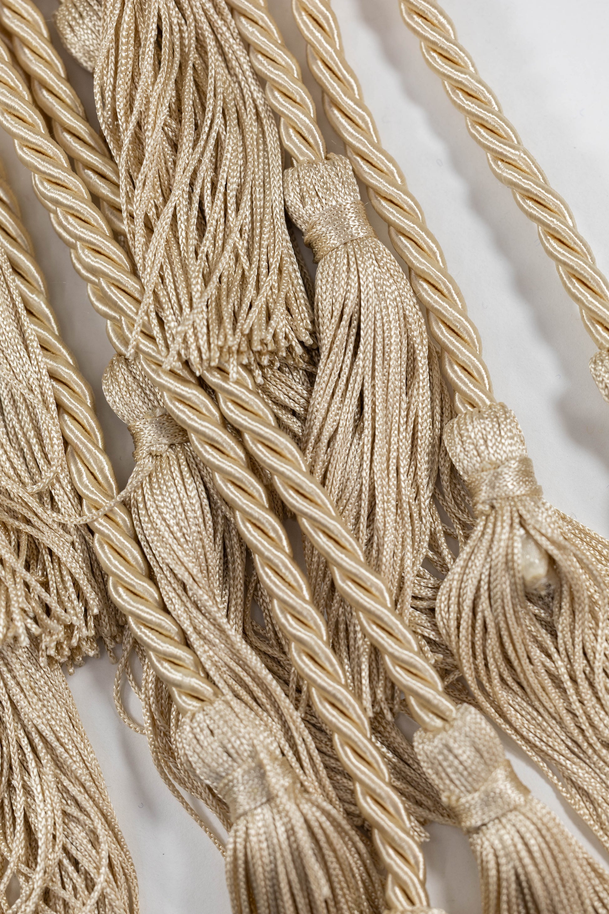 LIGHT GOLD GRADUATION CORD, HONOR CORD SOLID