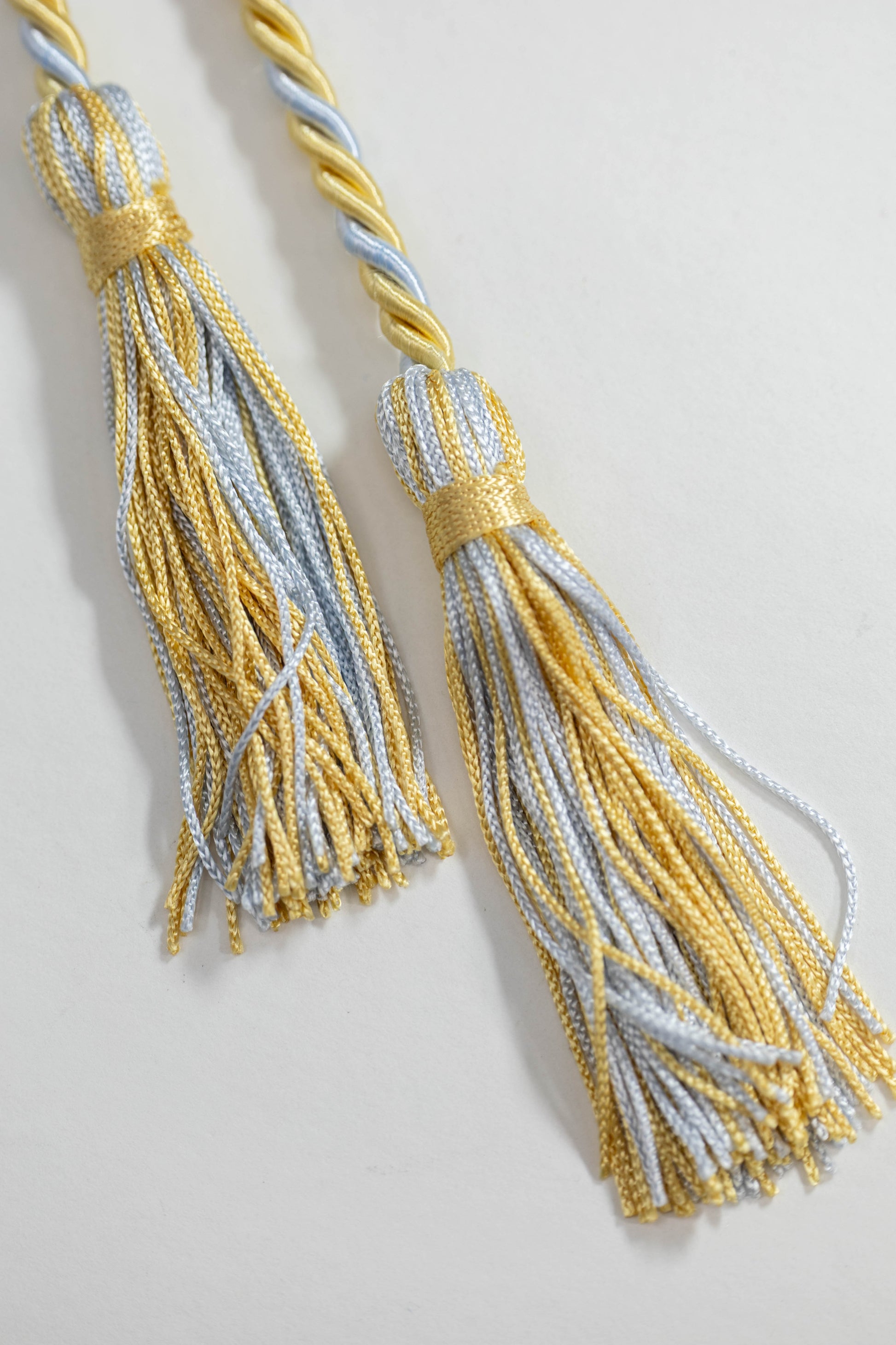 Maize, Maize, Light Blue Graduation cord, Honor Cord