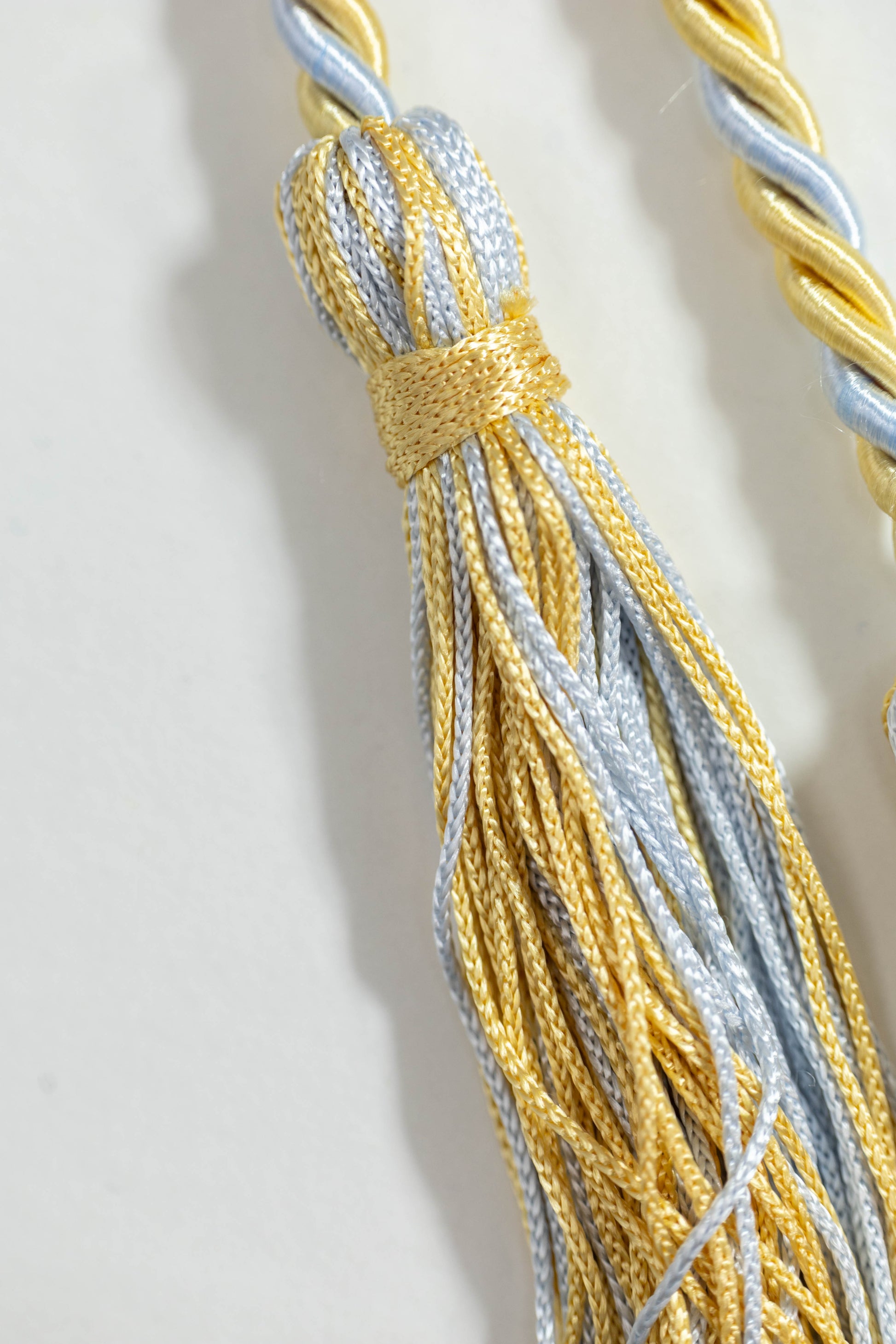 Maize, Maize, Light Blue Graduation cord, Honor Cord