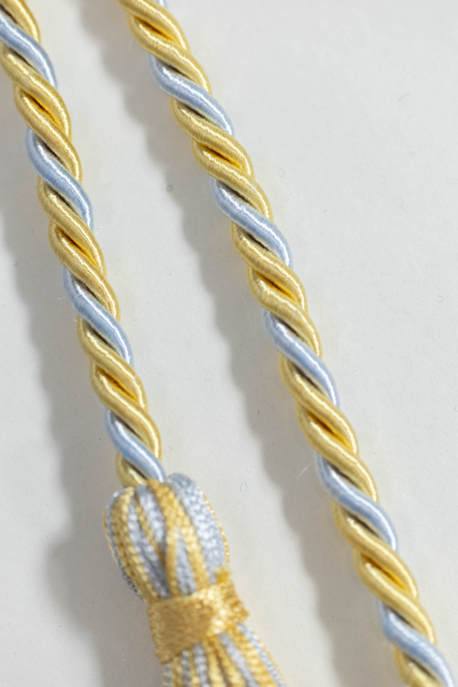 Maize, Maize, Light Blue Graduation cord, Honor Cord