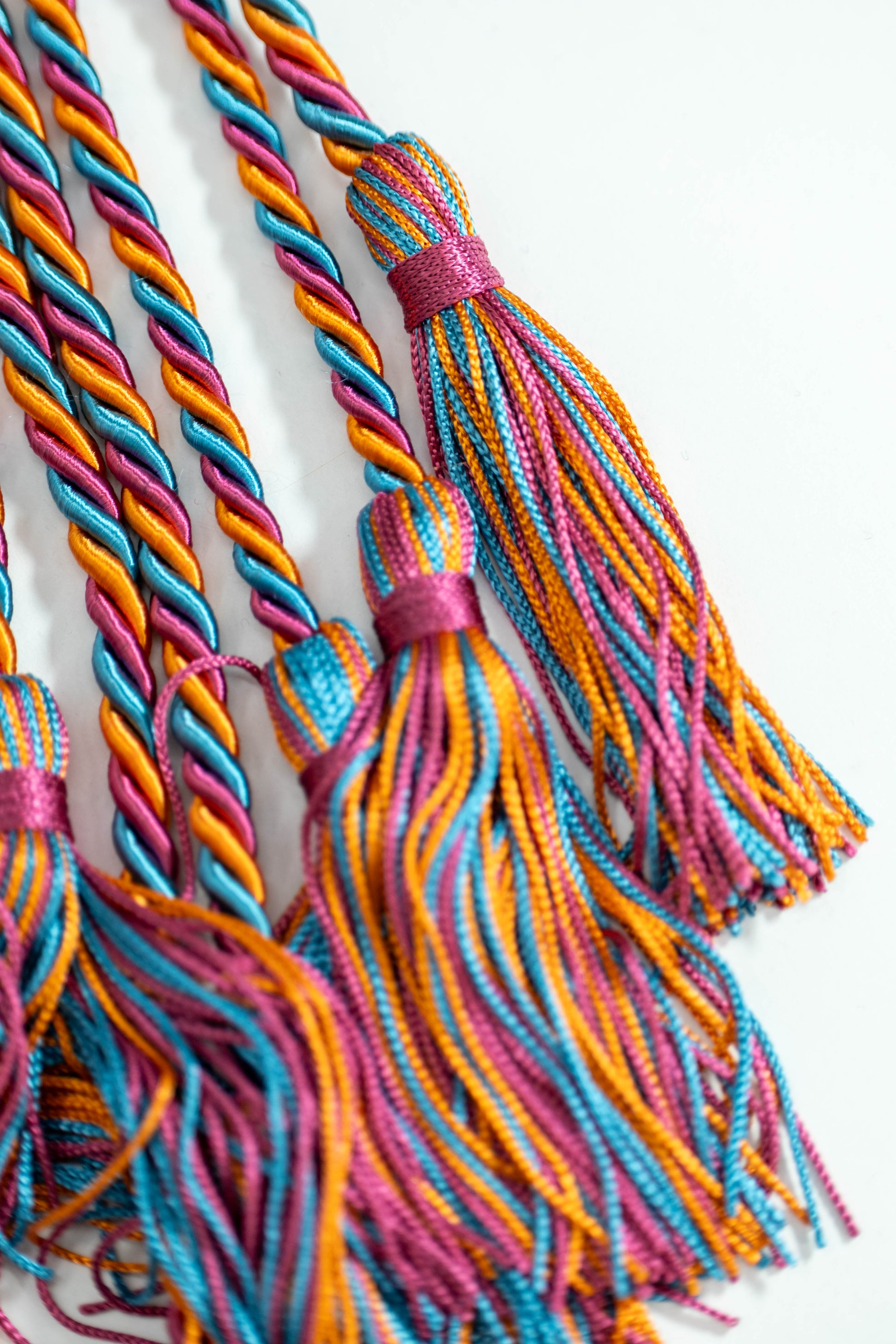 MAROON, MING BLUE, ORANGE GRADUATION CORD, HONOR CORD