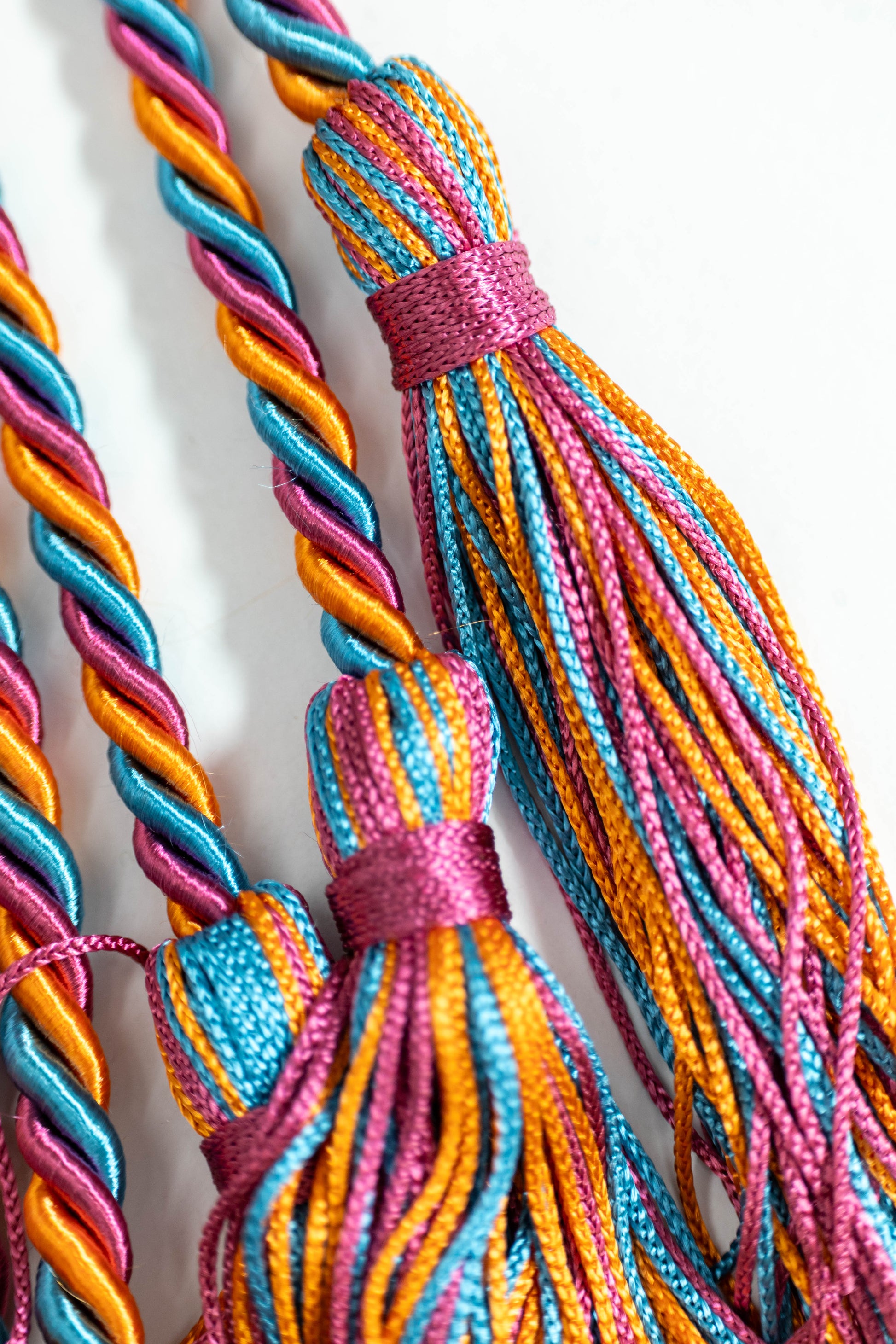 MAROON, MING BLUE, ORANGE GRADUATION CORD, HONOR CORD