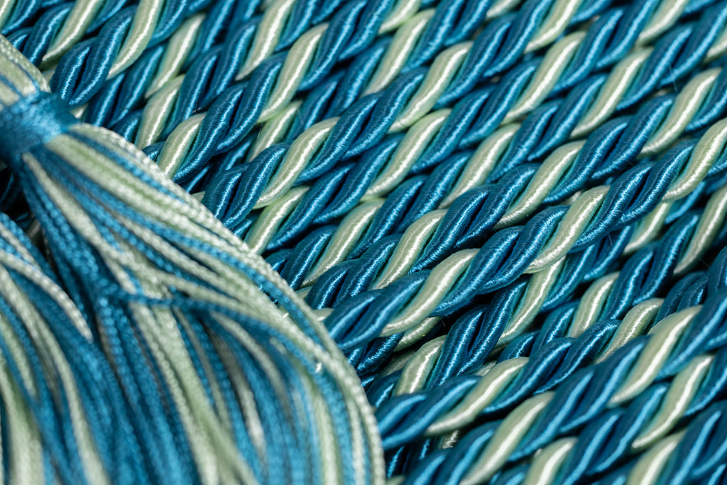 Ming Blue, Ming Blue, Mint Graduation cord, Honor Cord