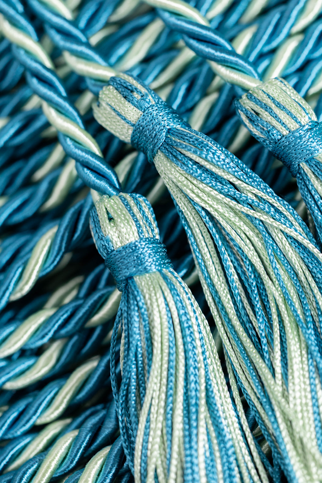 Ming Blue, Ming Blue, Mint Graduation cord, Honor Cord