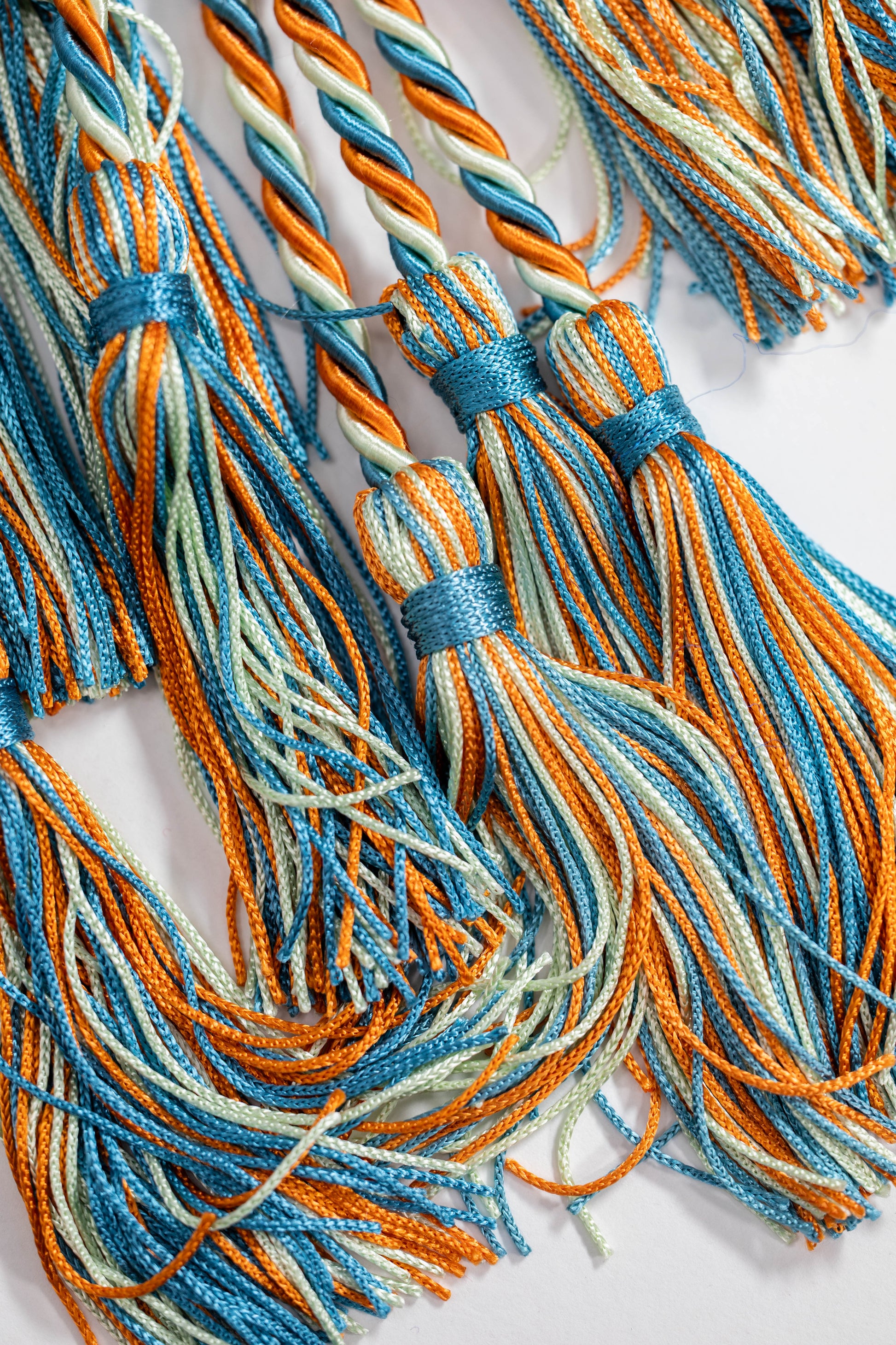 MING BLUE, MINT, ORANGE GRADUATION CORD, HONOR CORD