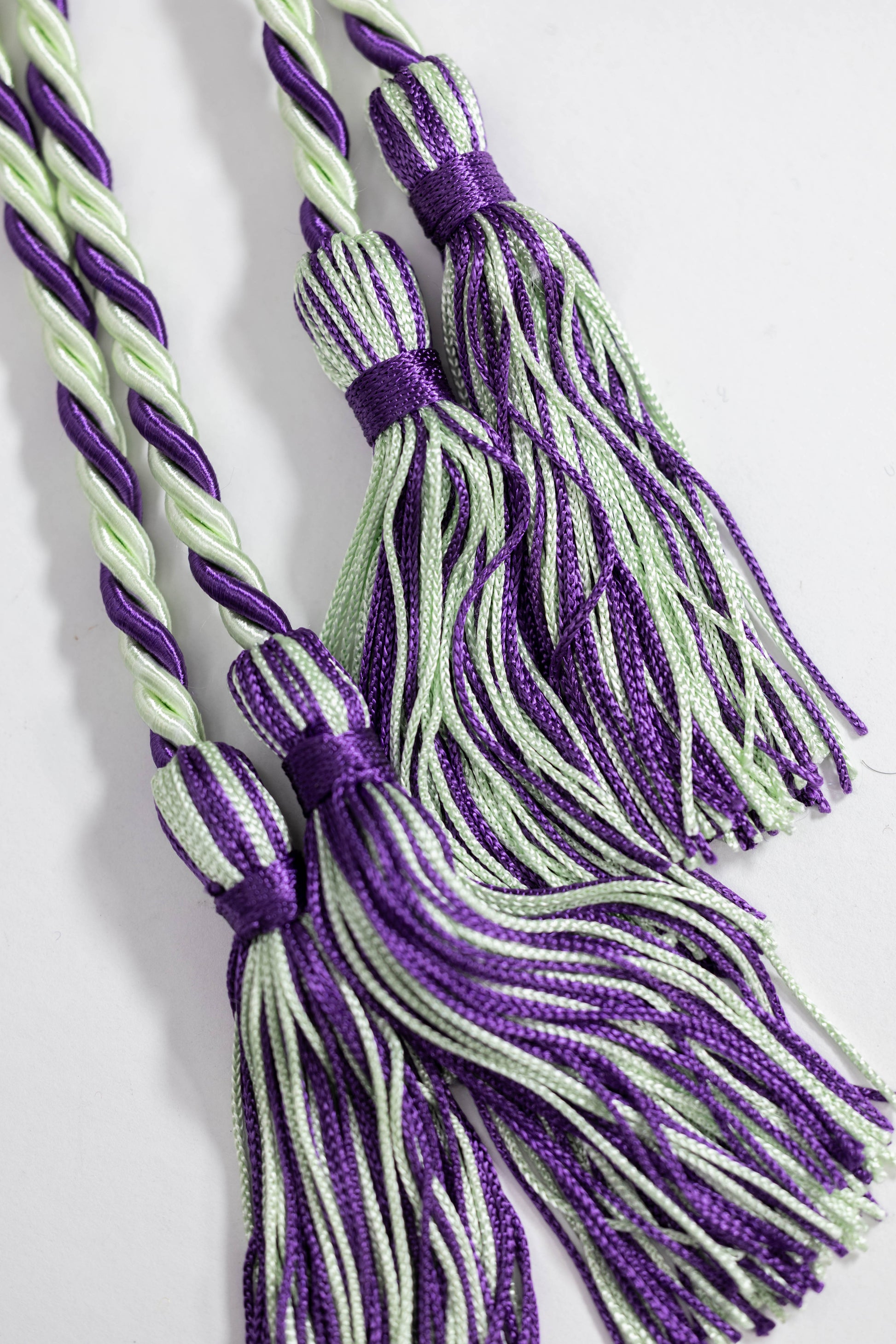 MINT, MINT, PURPLE GRADUATION CORD, HONOR CORD