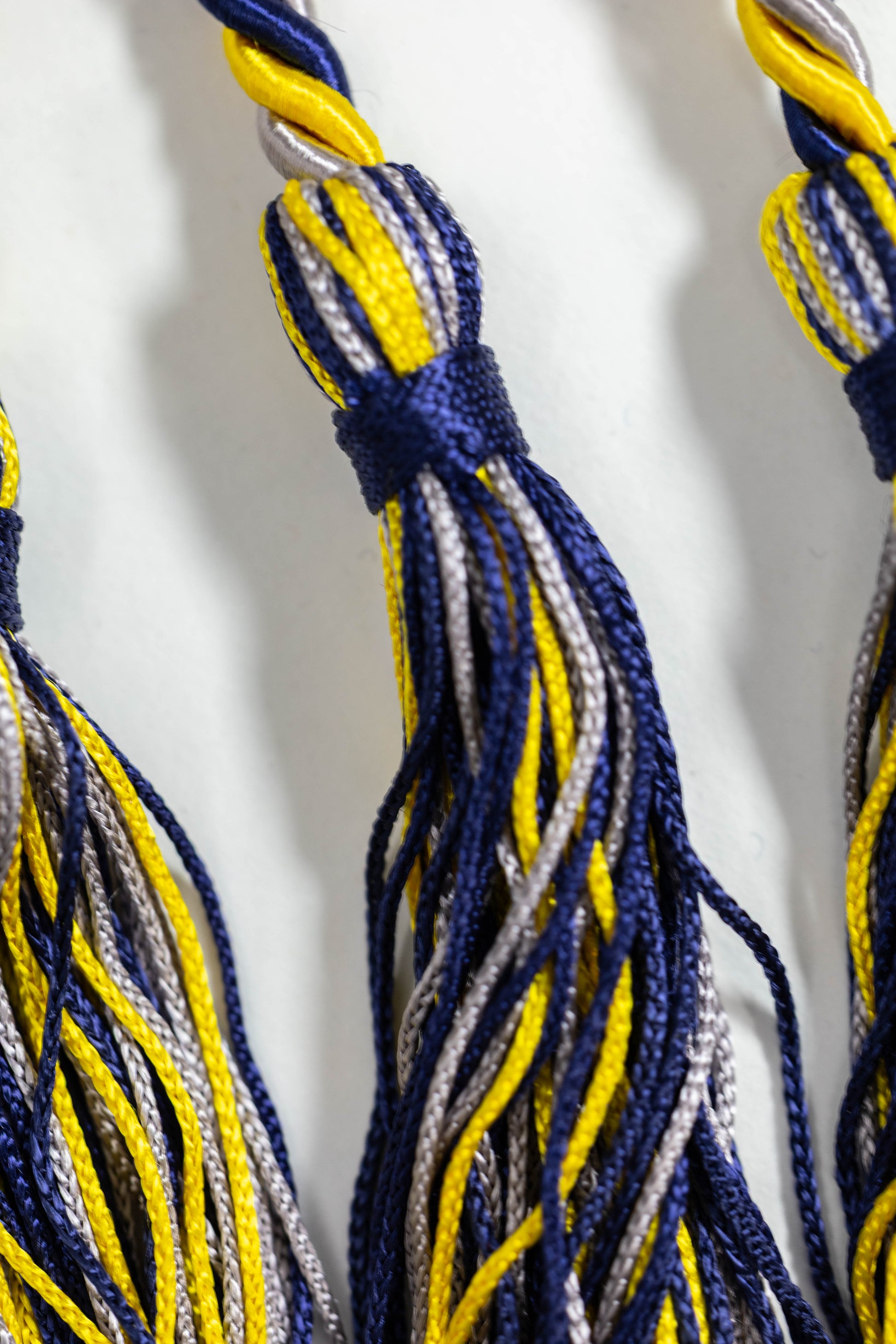Gold, Navy, Platinum Graduation cord, Honor Cord