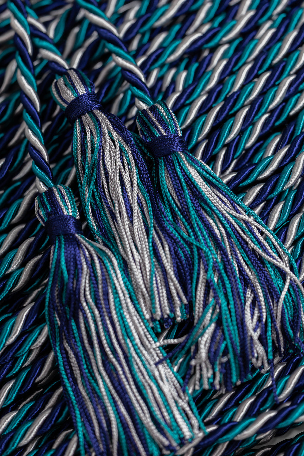 NAVY, SILVER, TEAL GRADUATION CORD, HONOR CORD (Copy)
