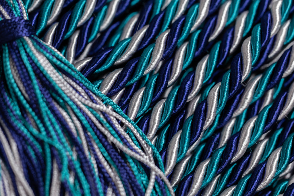 NAVY, SILVER, TEAL GRADUATION CORD, HONOR CORD (Copy)